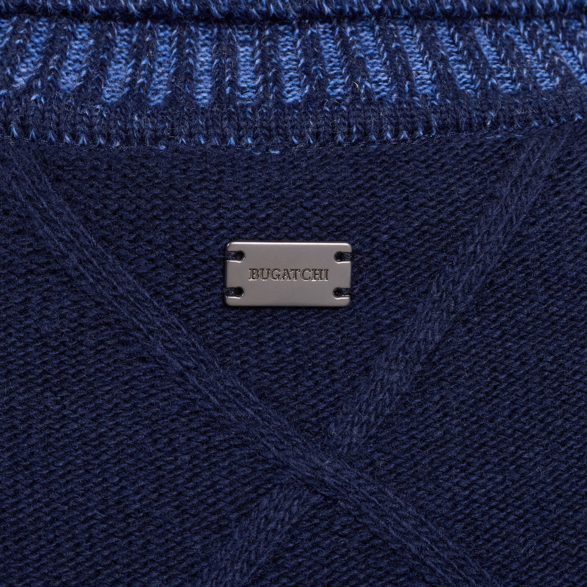 Diamond Stitch Turtleneck Sweater