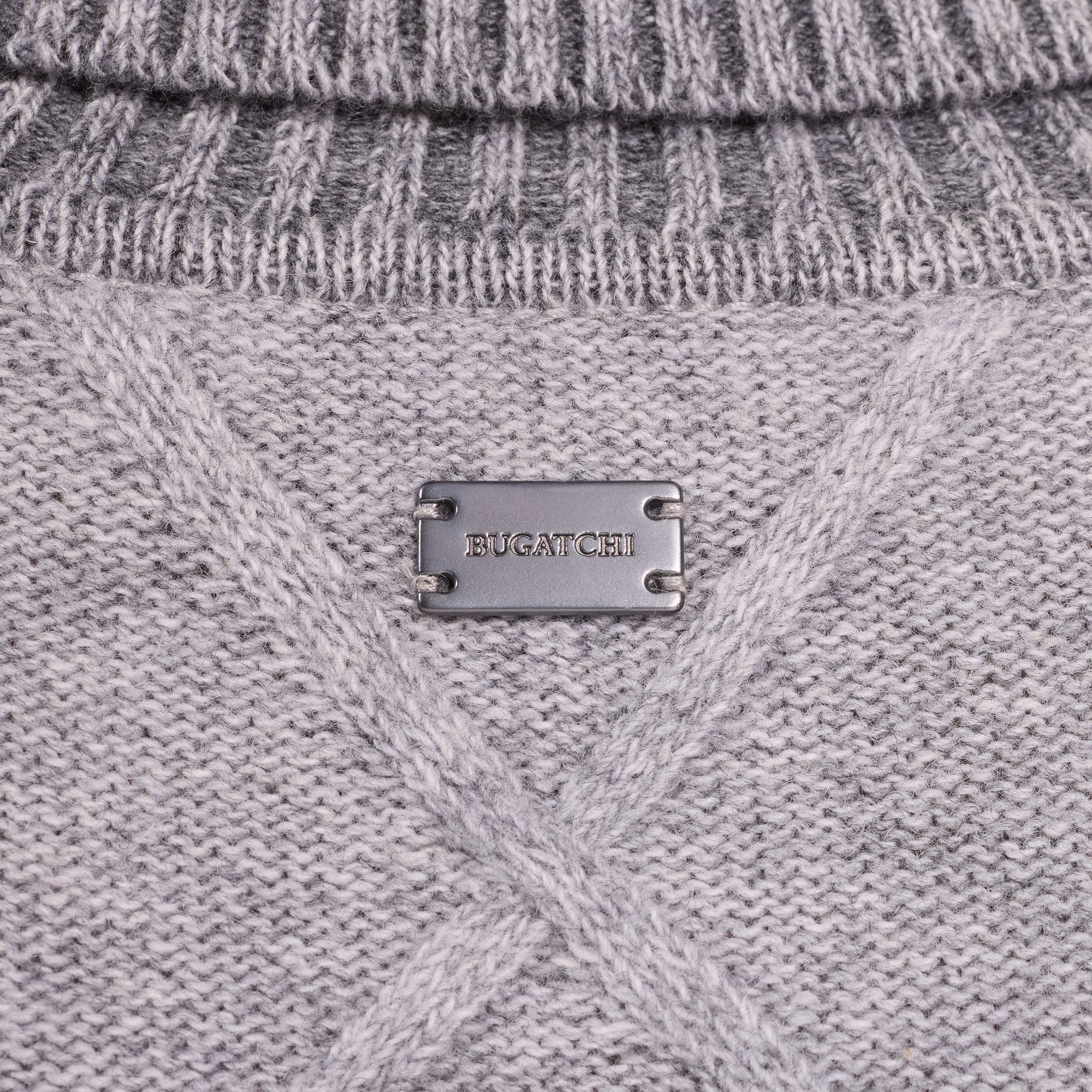 Diamond Stitch Turtleneck Sweater