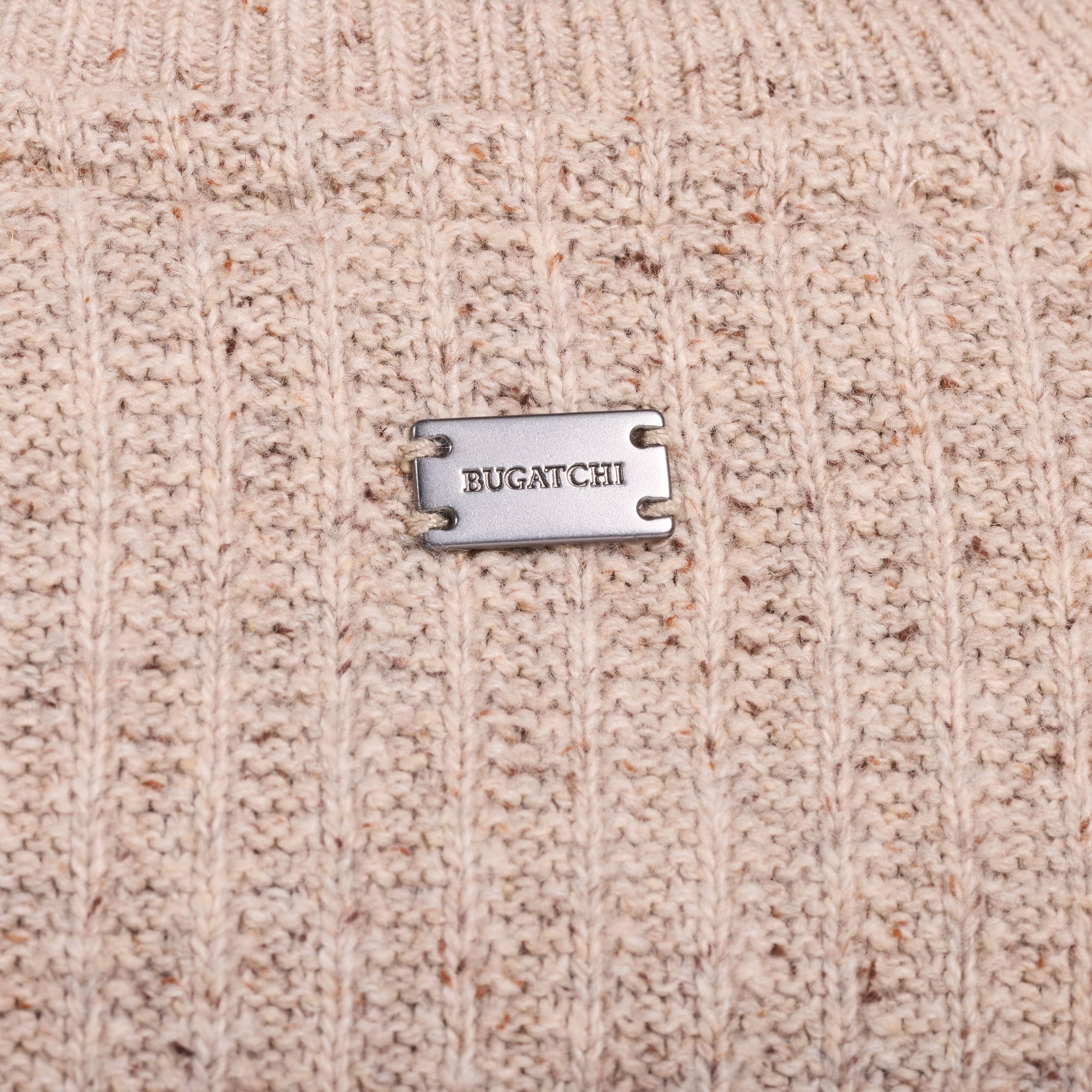 Rib-Knit Quarter-Zip Sweater