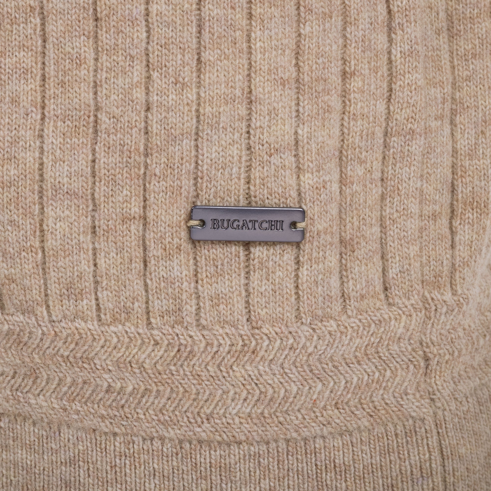 Cable Rib Quarter-Zip Sweater