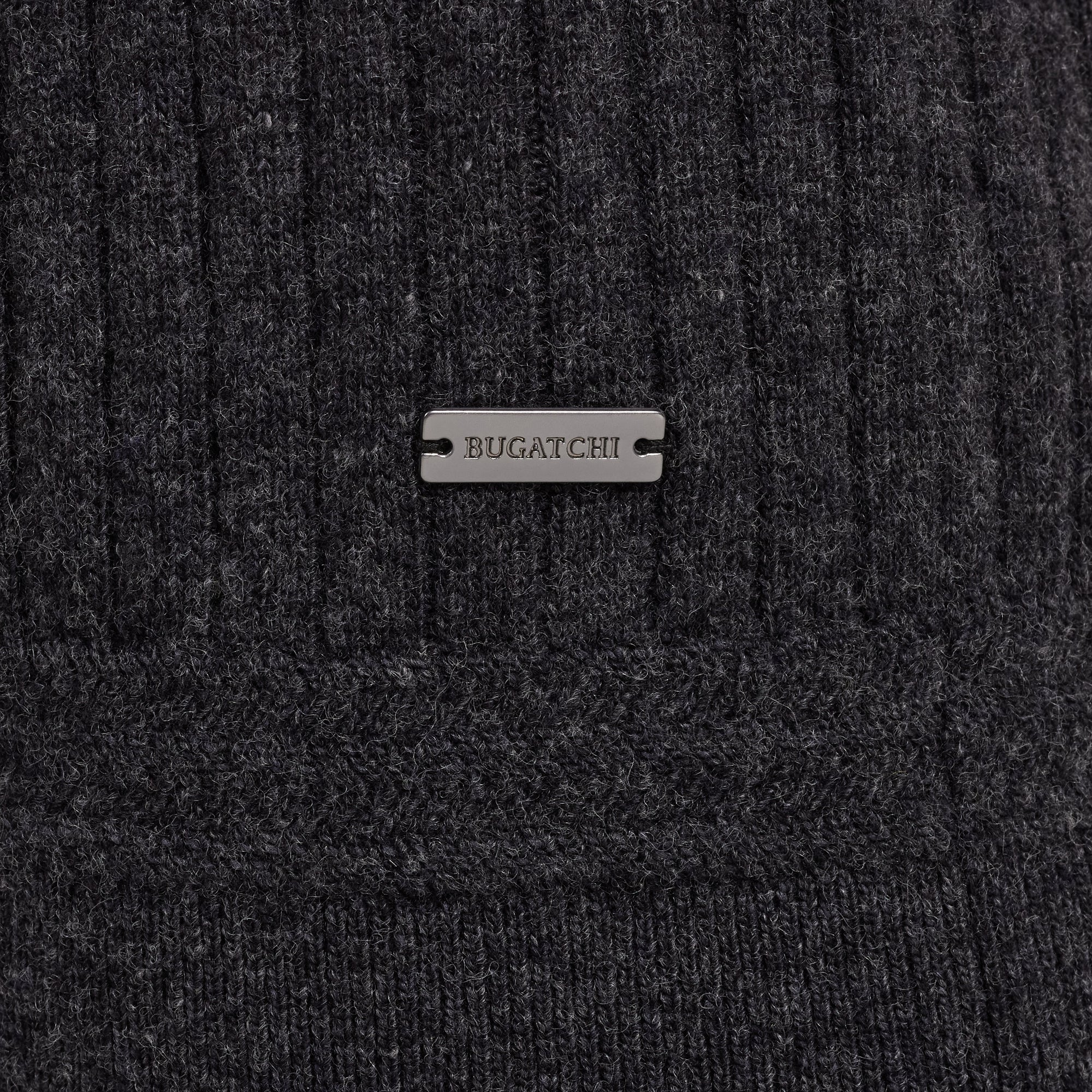Cable Rib Quarter-Zip Sweater