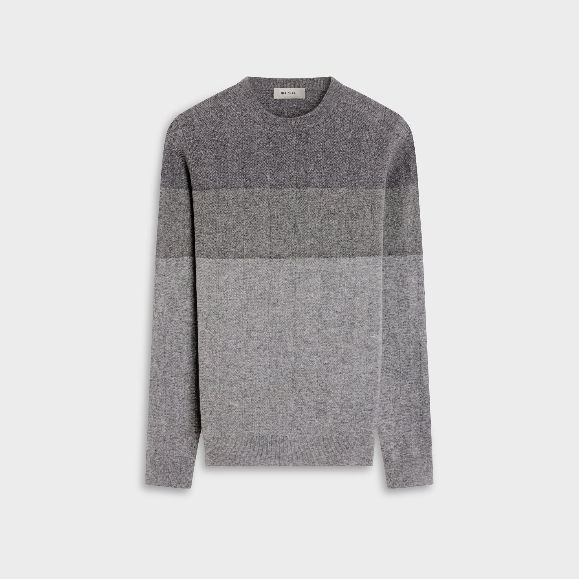 Color block Chevron Crewneck Sweater