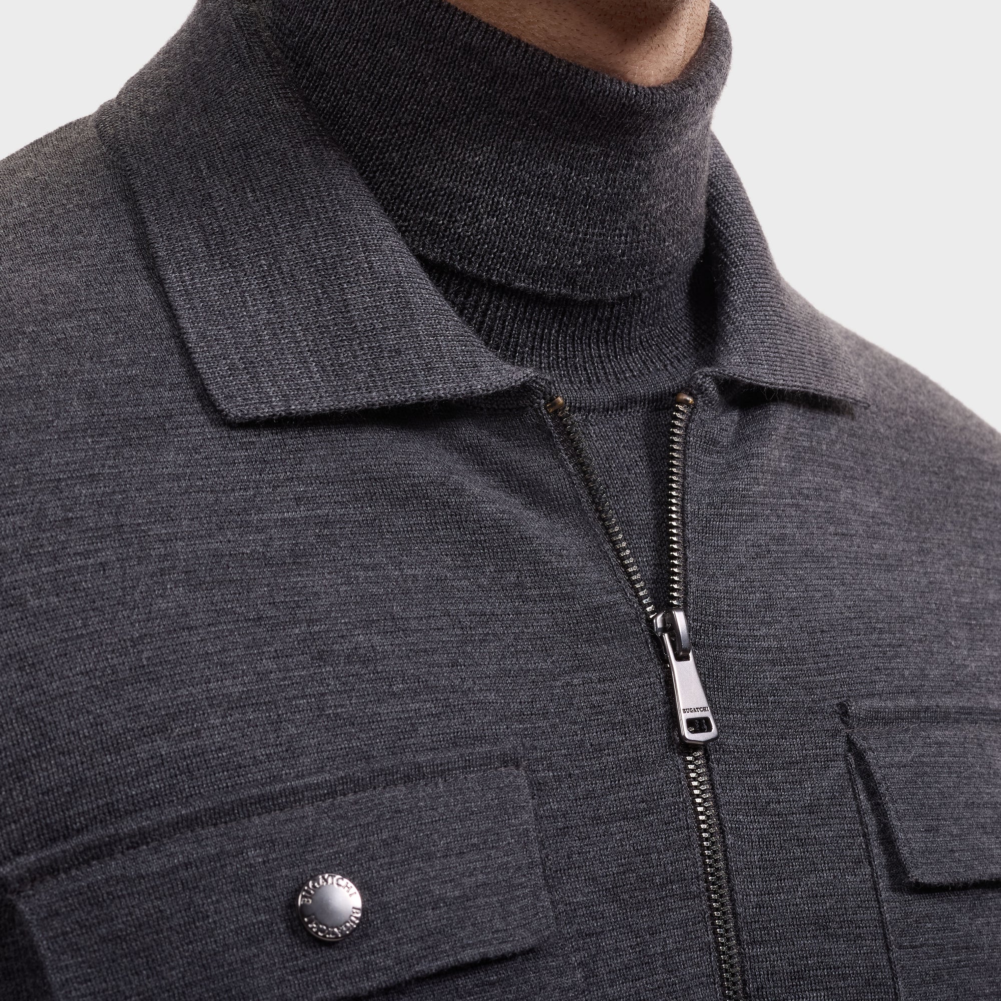 Melange Merino Sweater Jacket