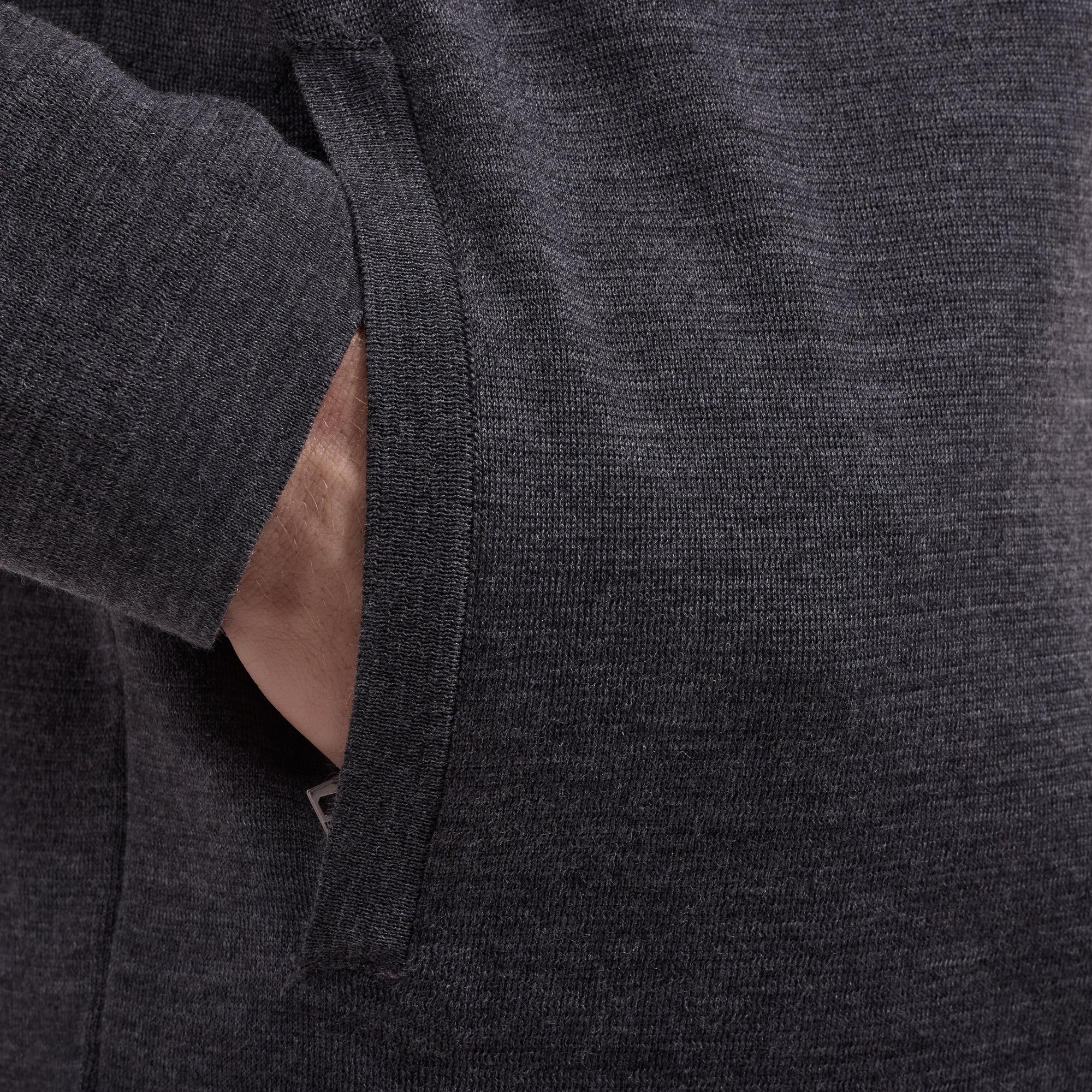 Melange Merino Sweater Jacket