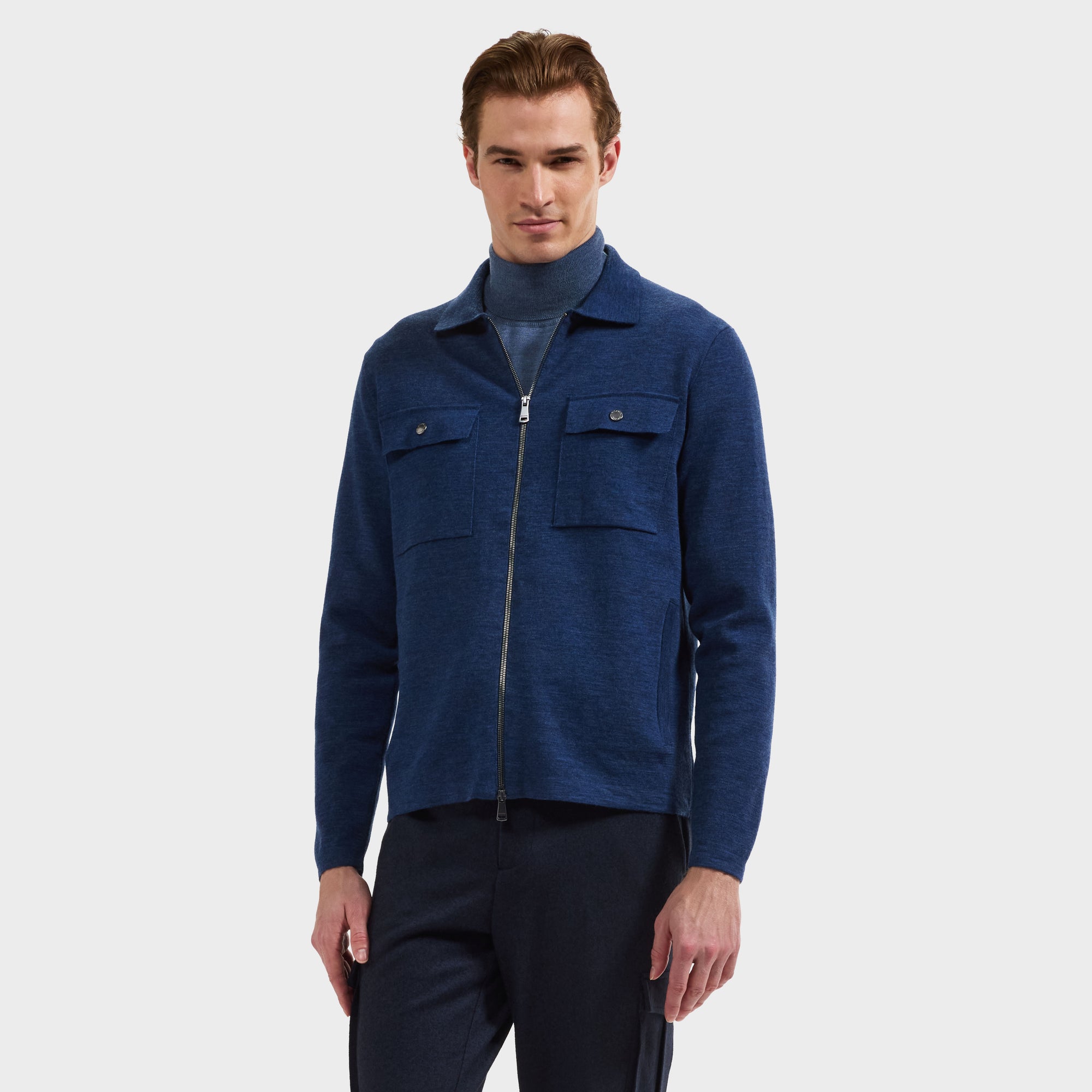 Melange Merino Sweater Jacket