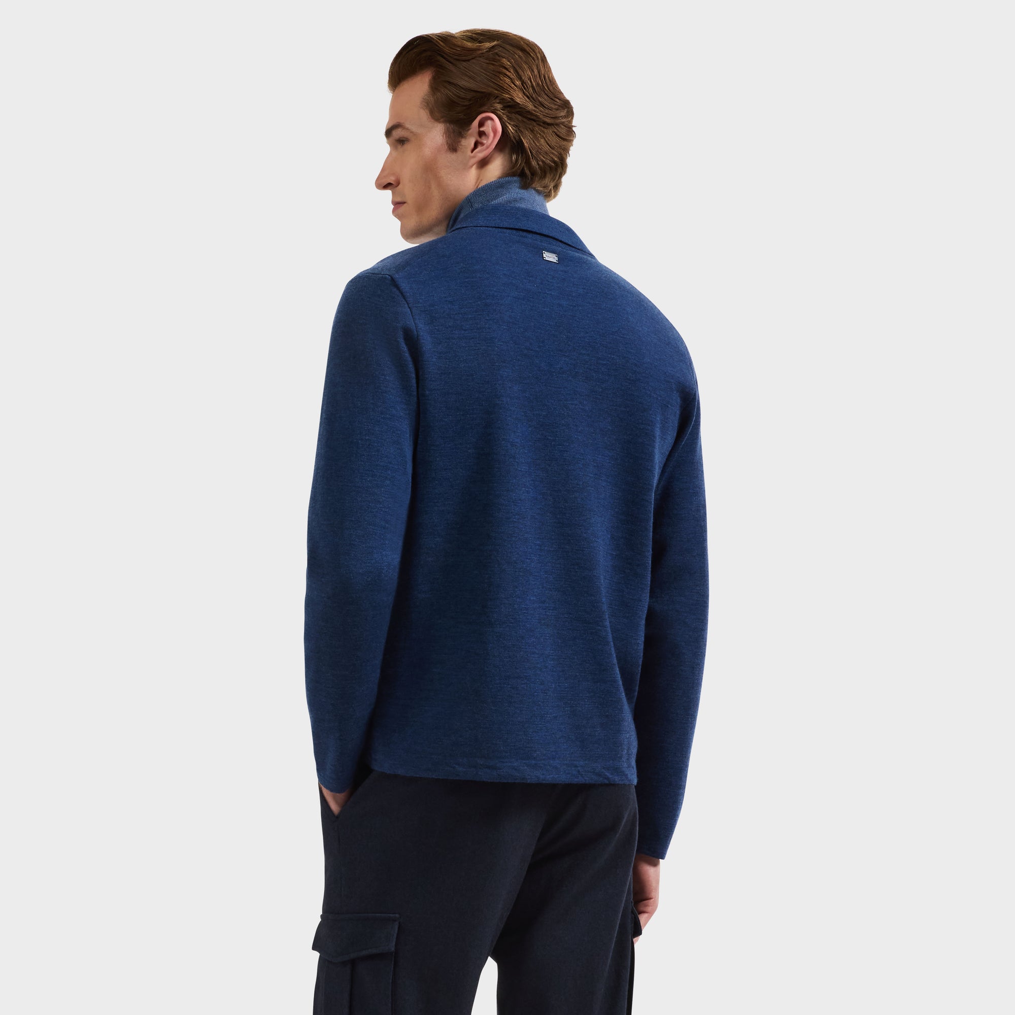 Melange Merino Sweater Jacket