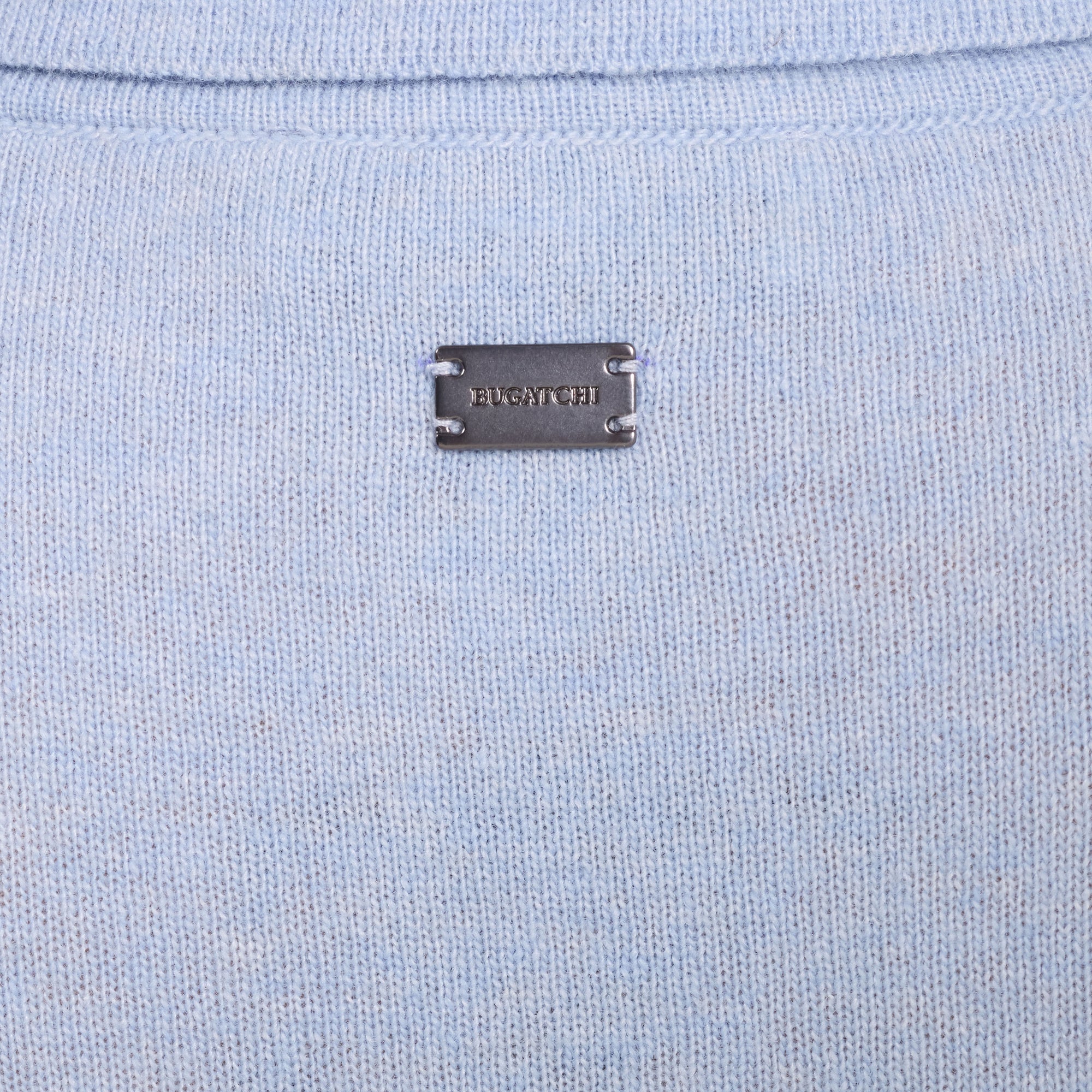 Rope Cable Full Button Polo Sweater