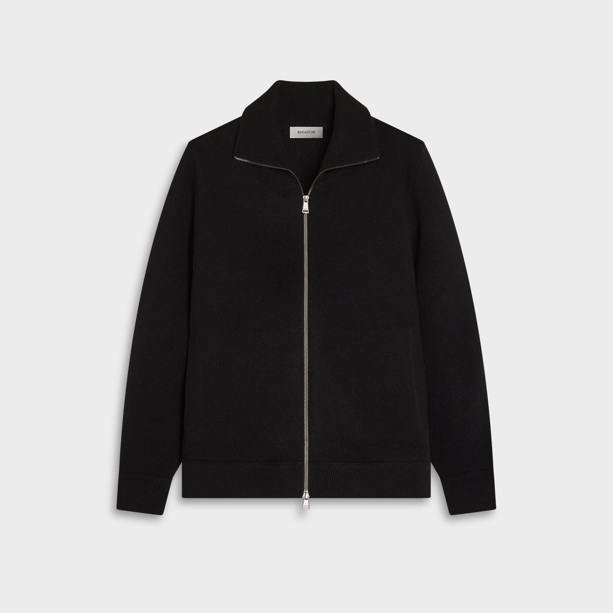 Melange Full Zip Sweater