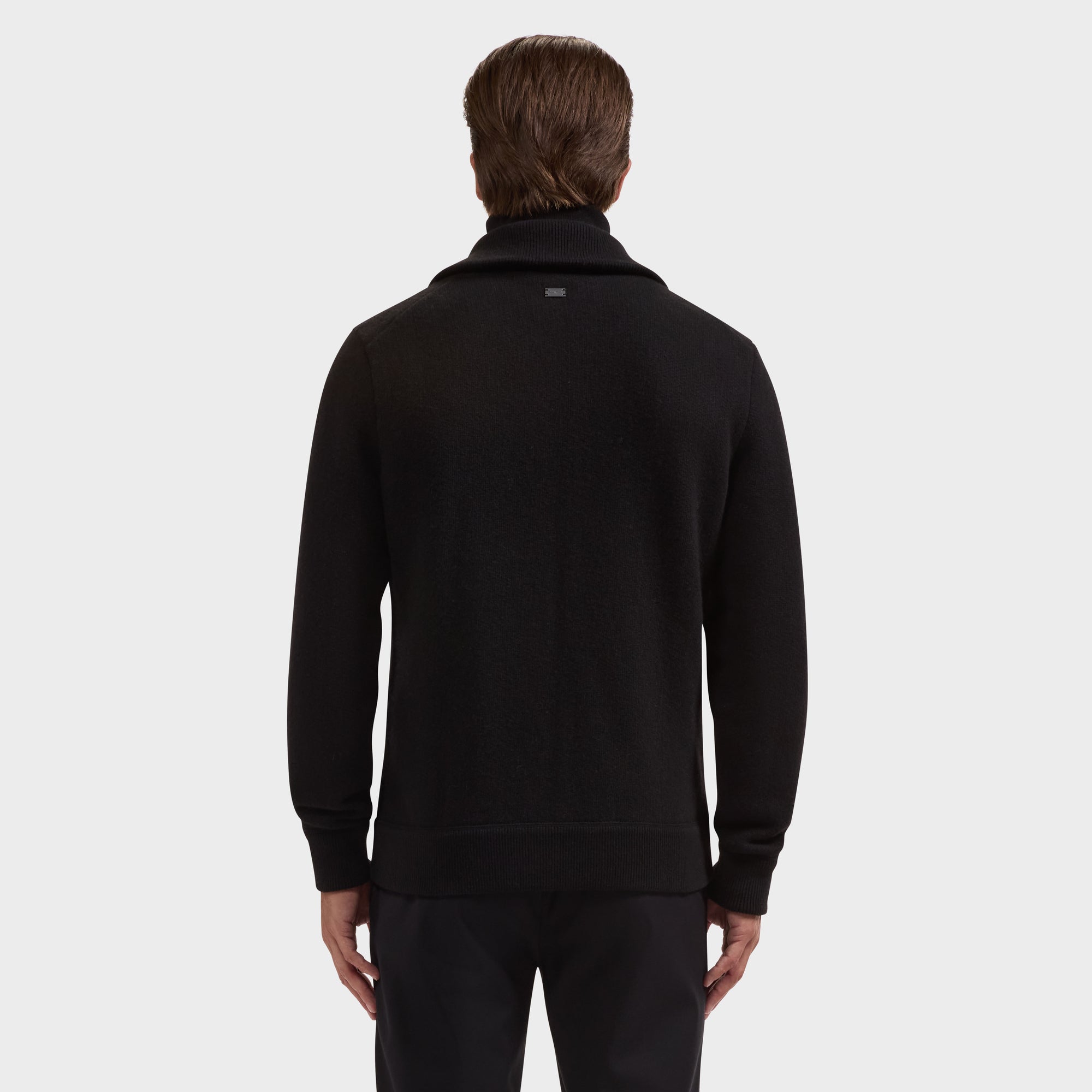 Melange Full Zip Sweater