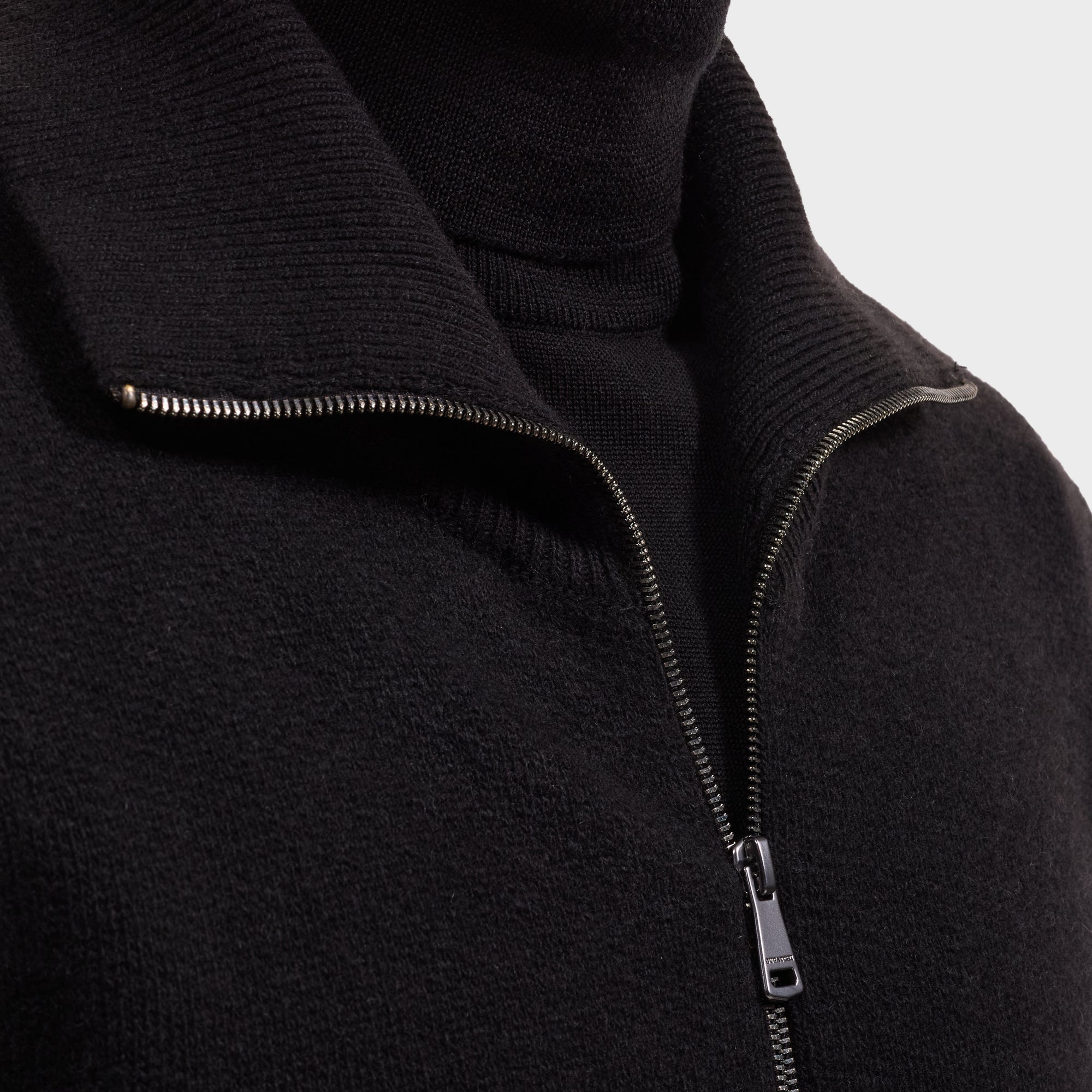 Melange Full Zip Sweater