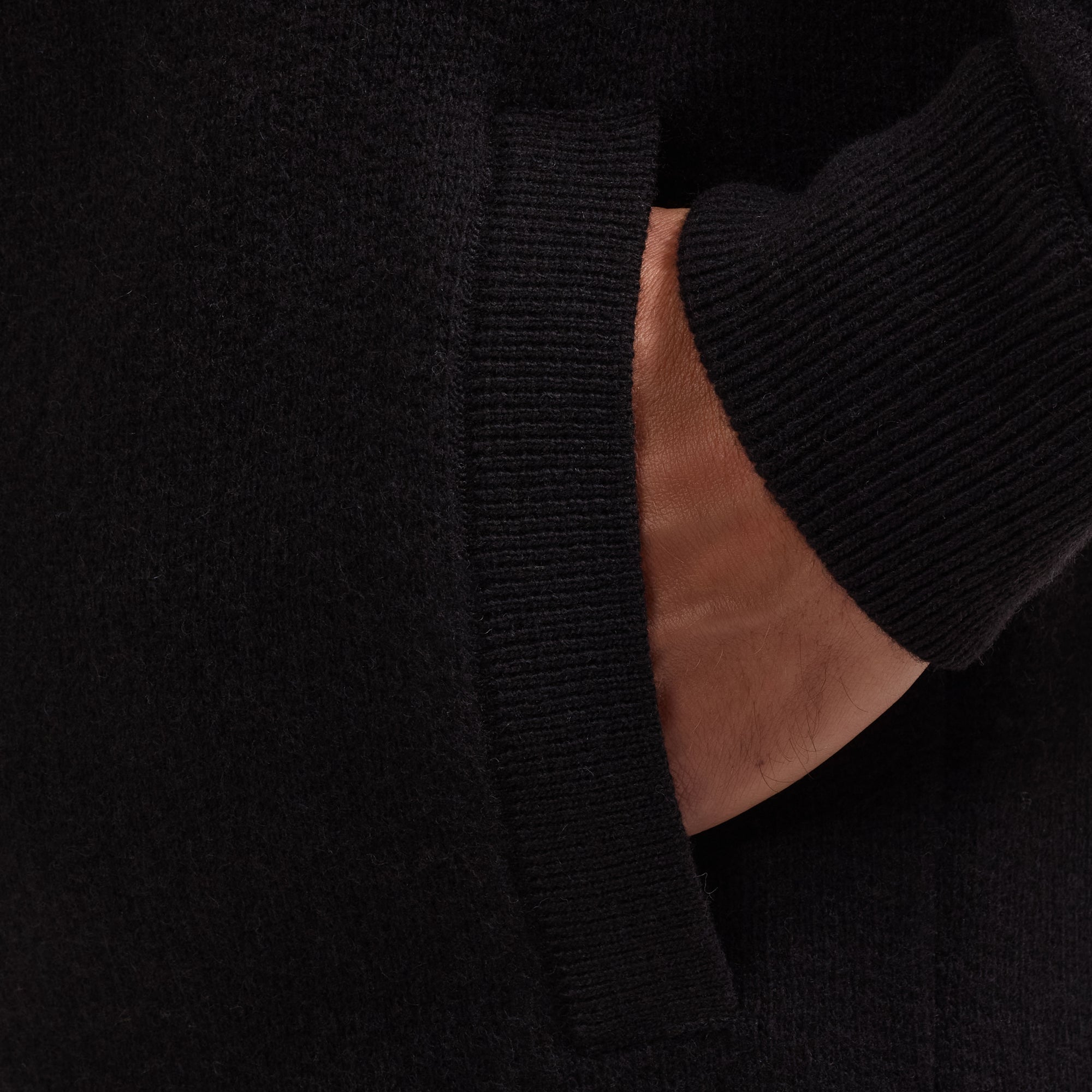 Melange Full Zip Sweater