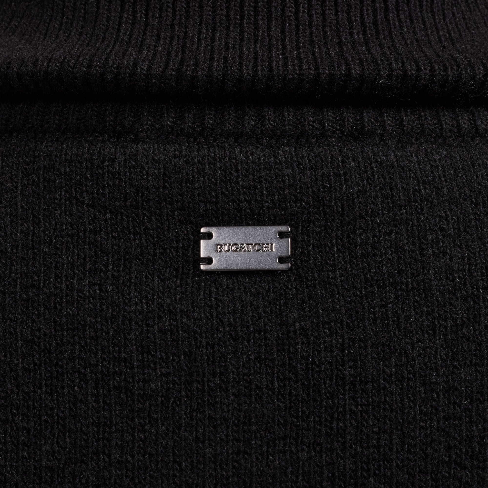 Melange Full Zip Sweater