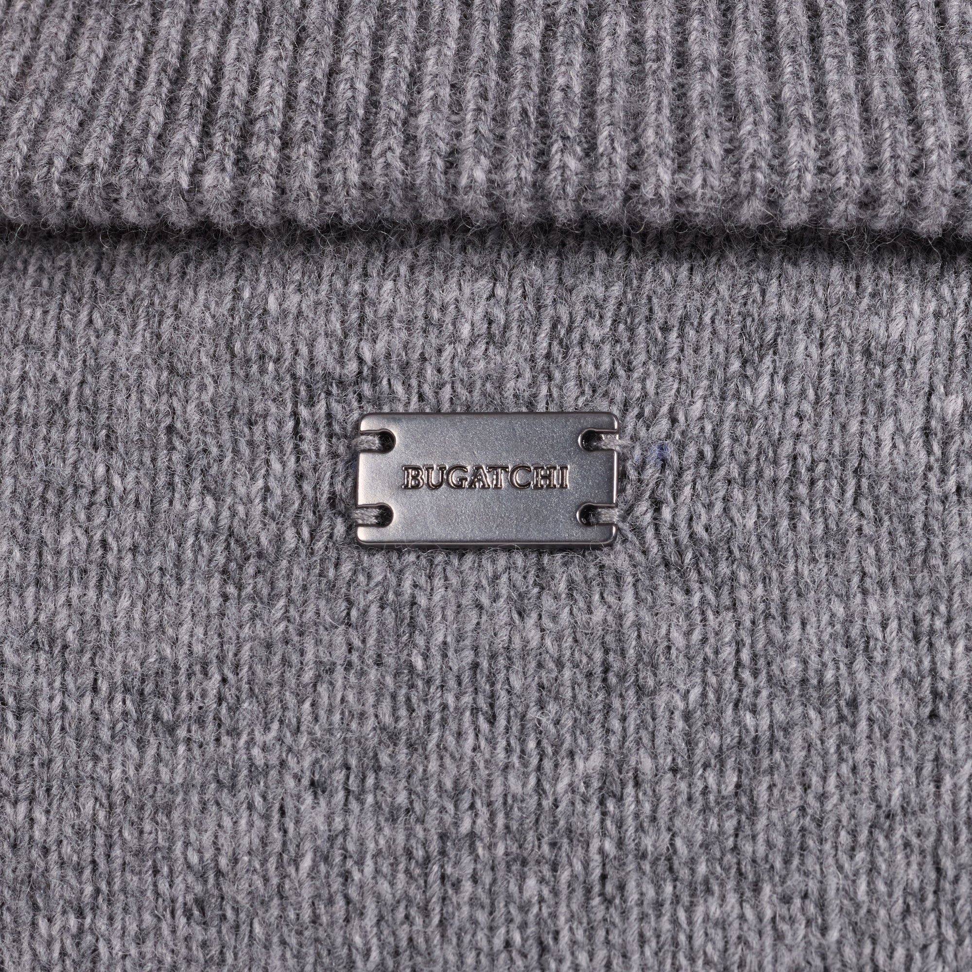 Melange Full Zip Sweater