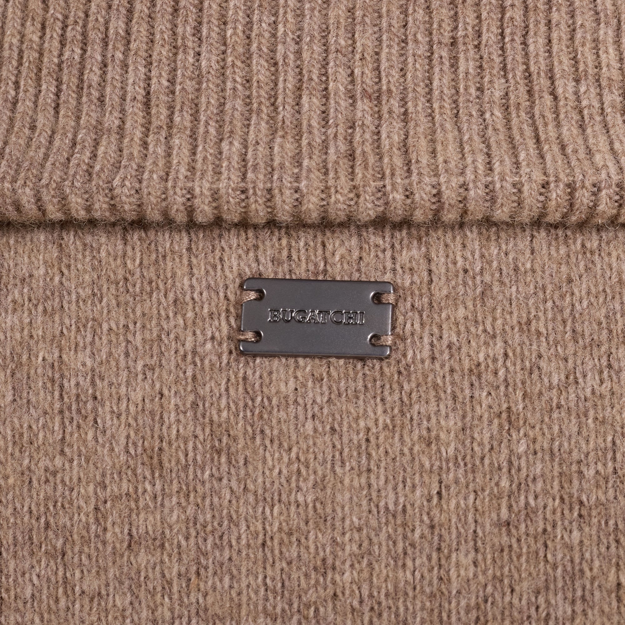 Melange Full Zip Sweater