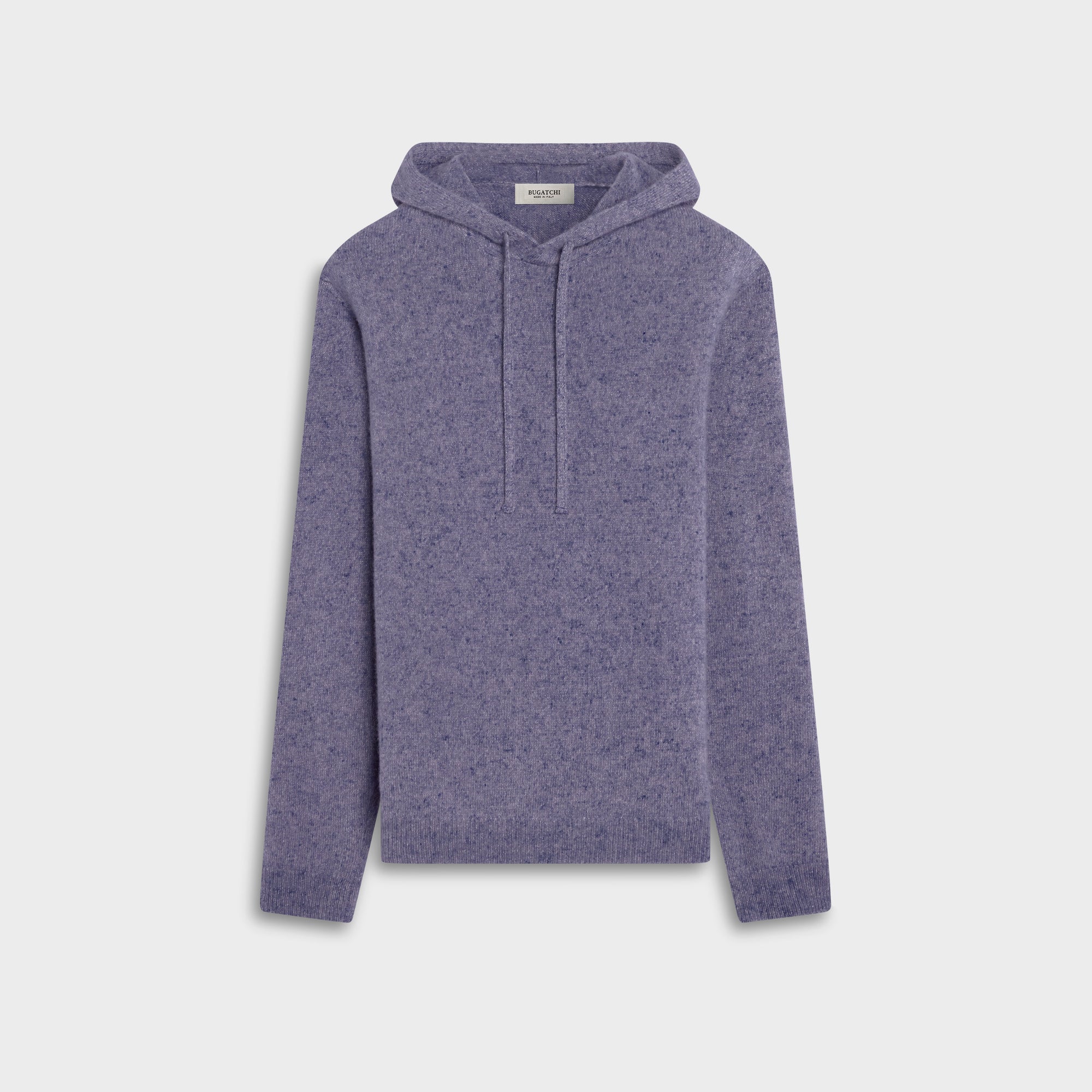 Melange Cashmere & Silk Hoodie Sweater