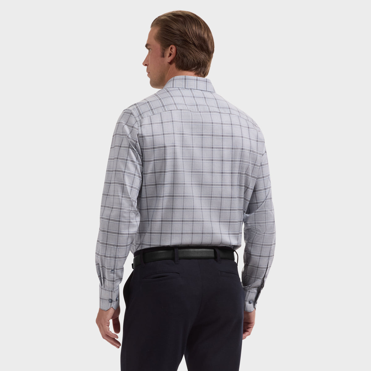 Julian Houndstooth Plaid Shirt