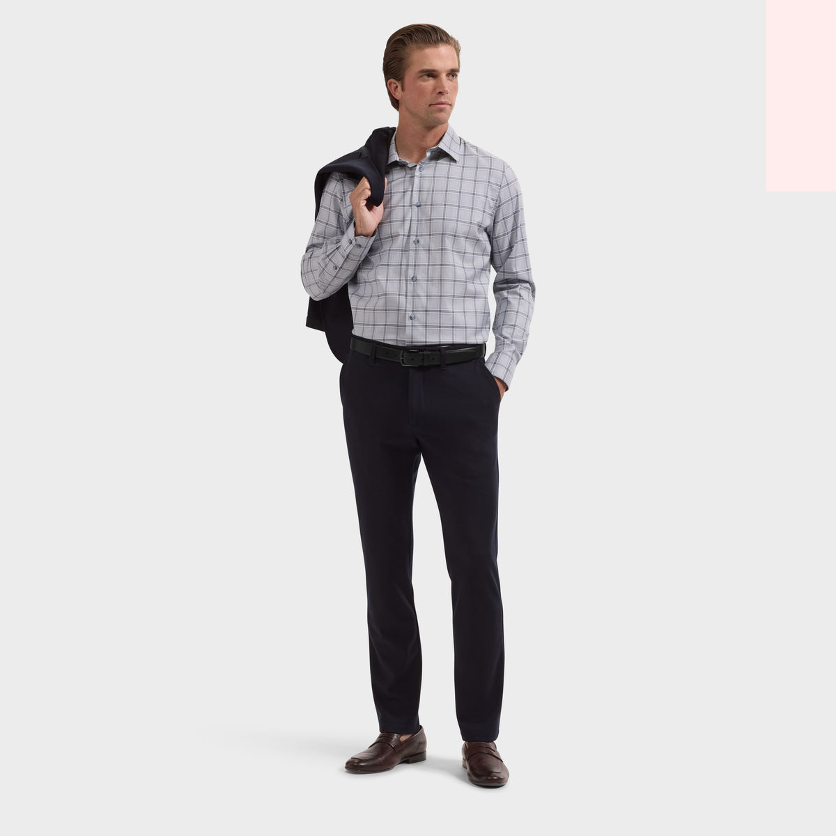 Julian Houndstooth Plaid Shirt