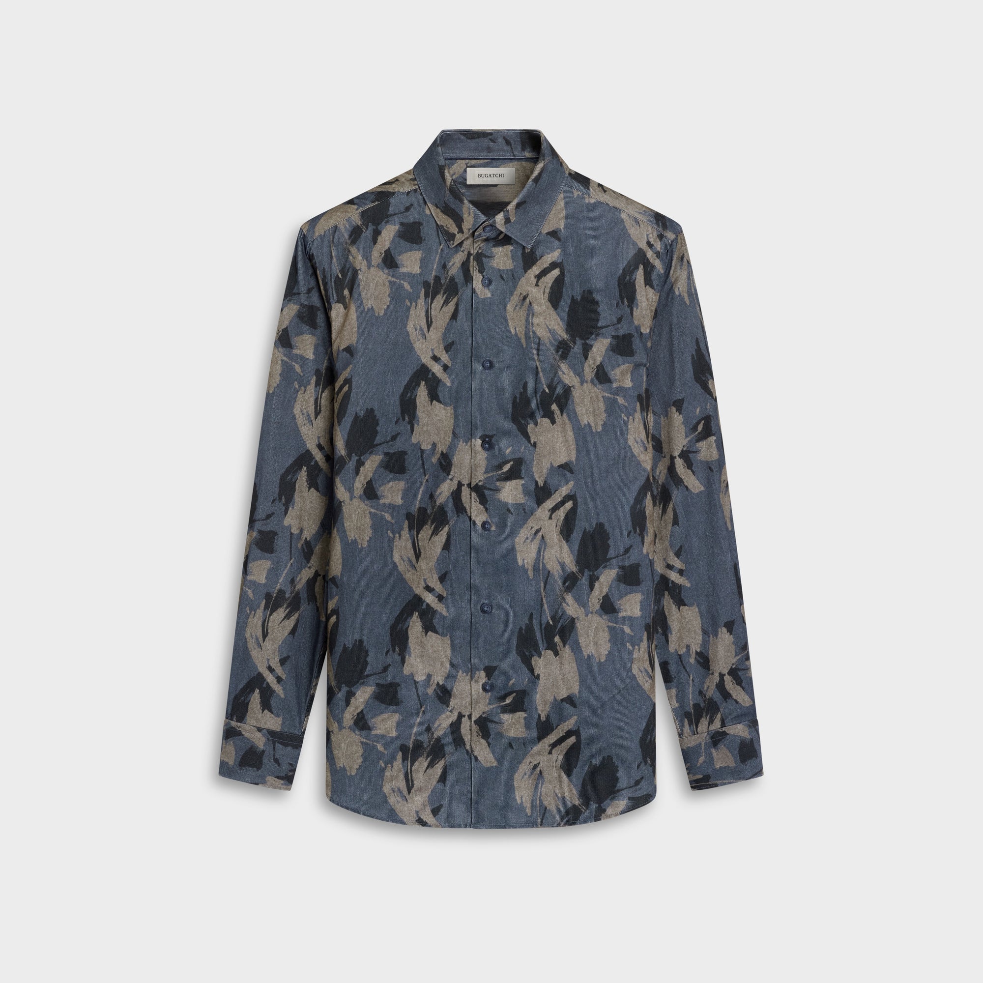 Julian Corded Velvet Abstract Shirt