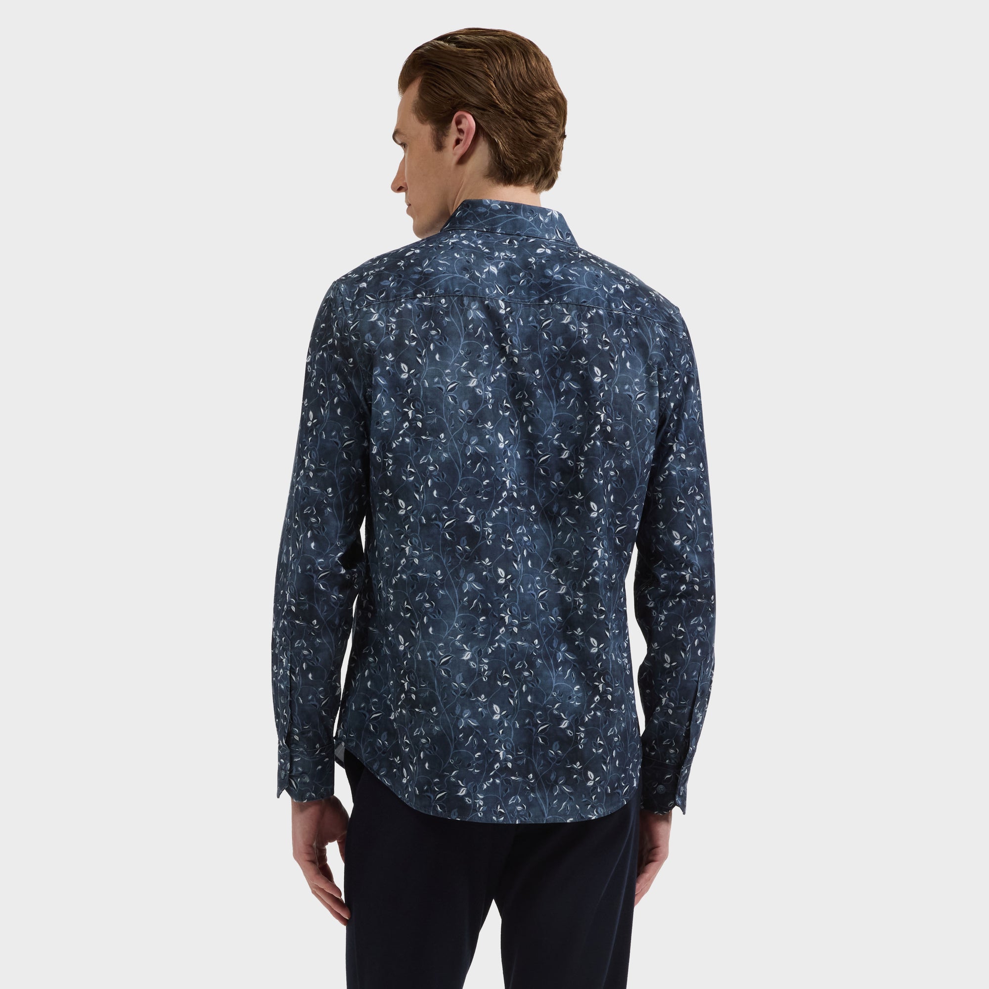 Julian Micro Corduroy Botanical Shirt