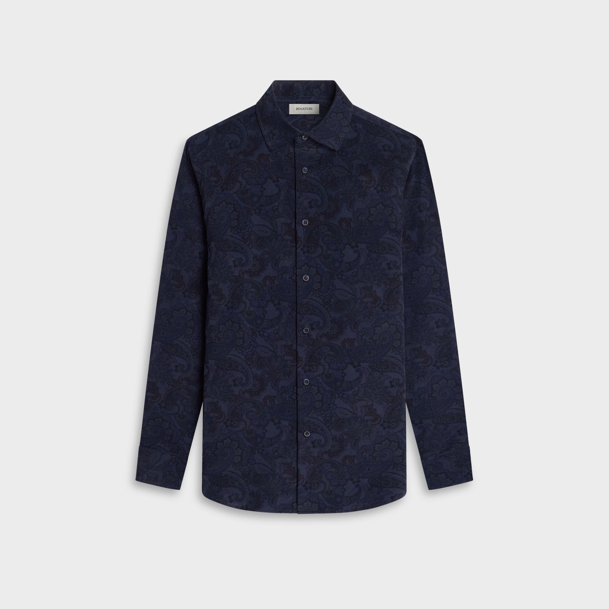 Julian Micro Corduroy Paisley Shirt