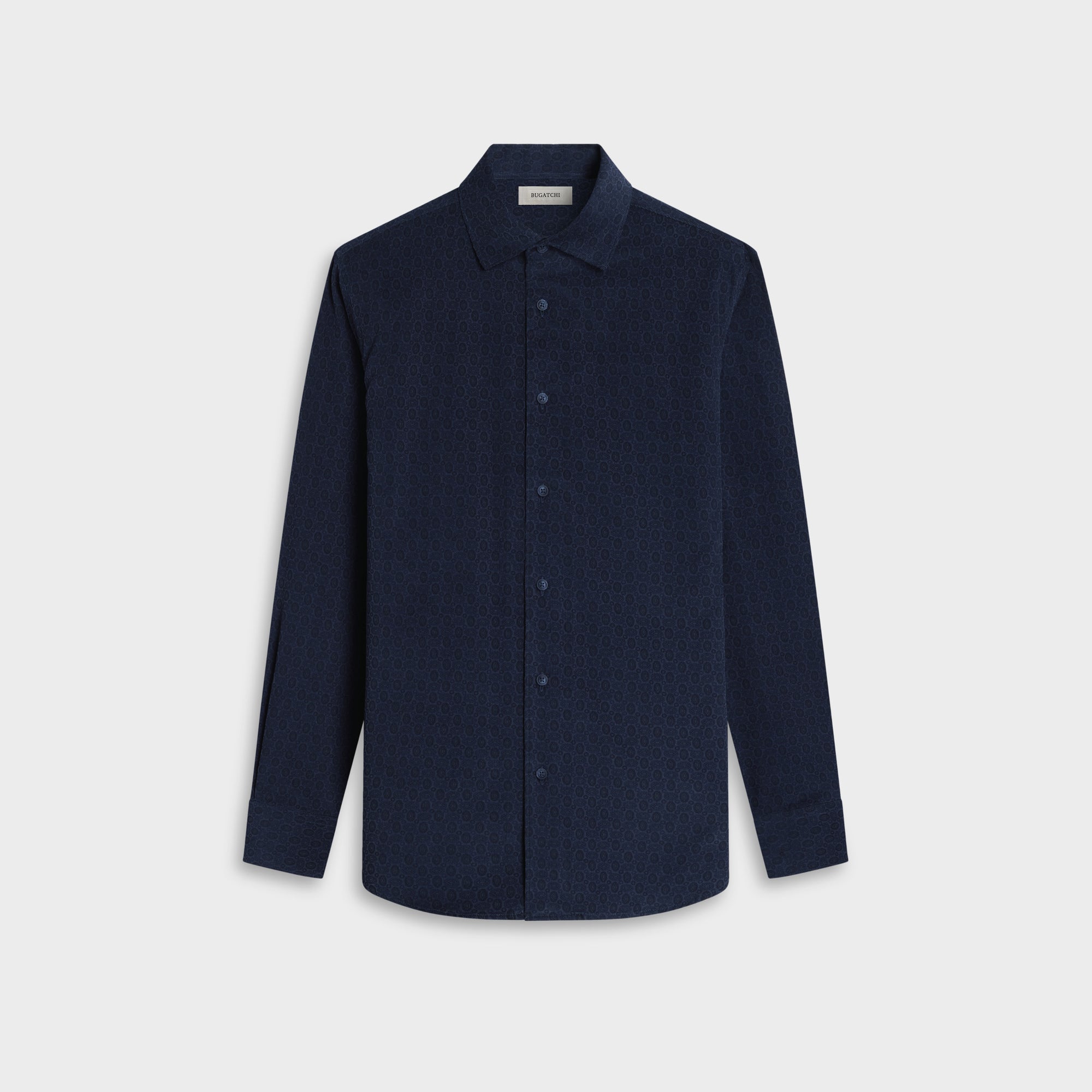 Alvin Micro Corduroy Medallion Shirt
