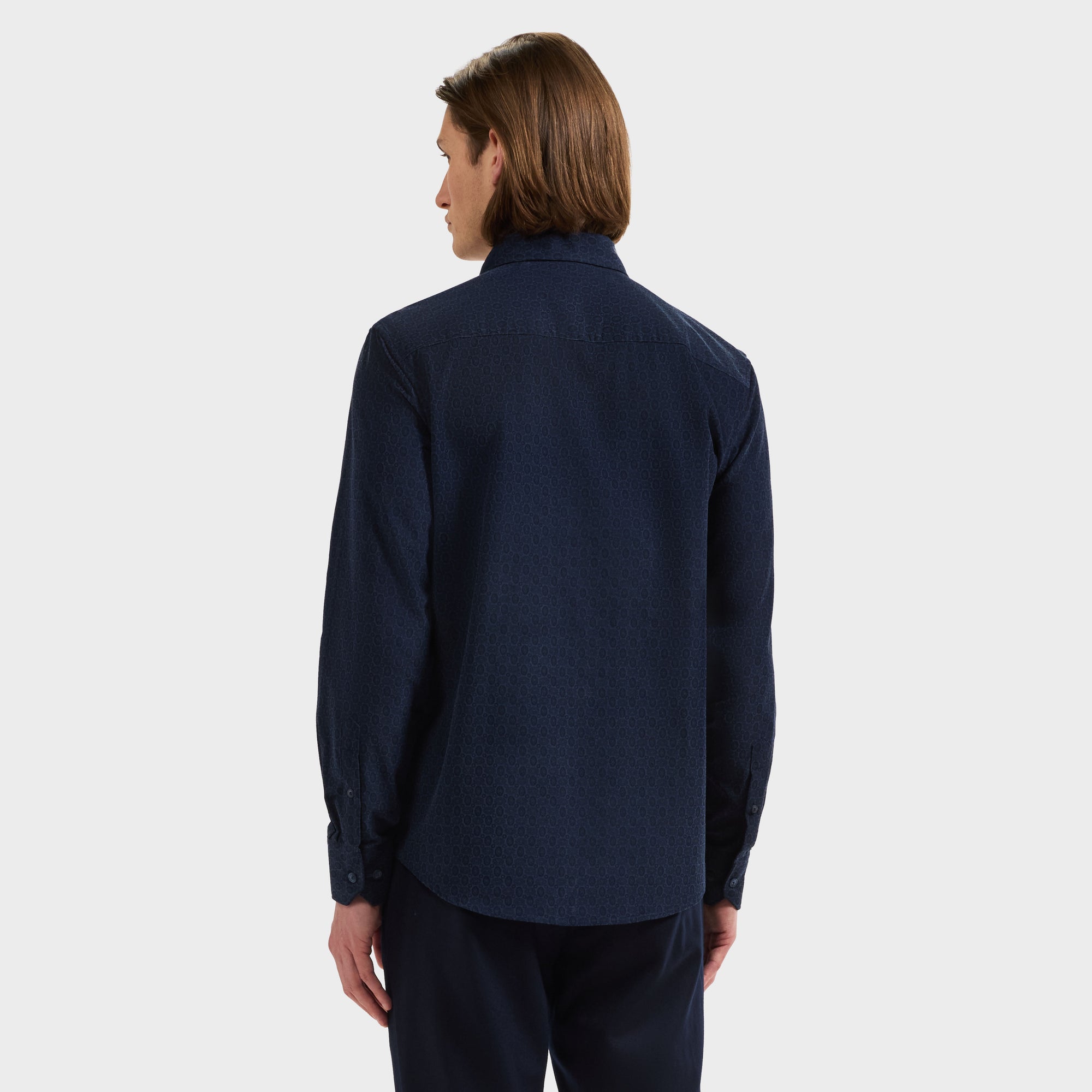 Alvin Micro Corduroy Medallion Shirt