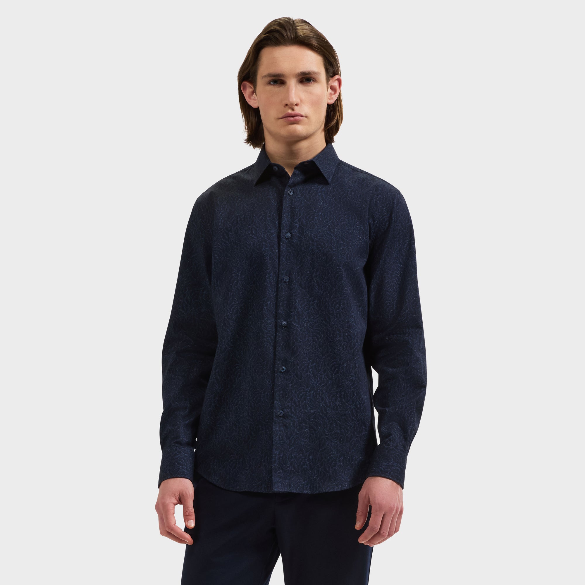 Julian Abstract Leaf Shirt