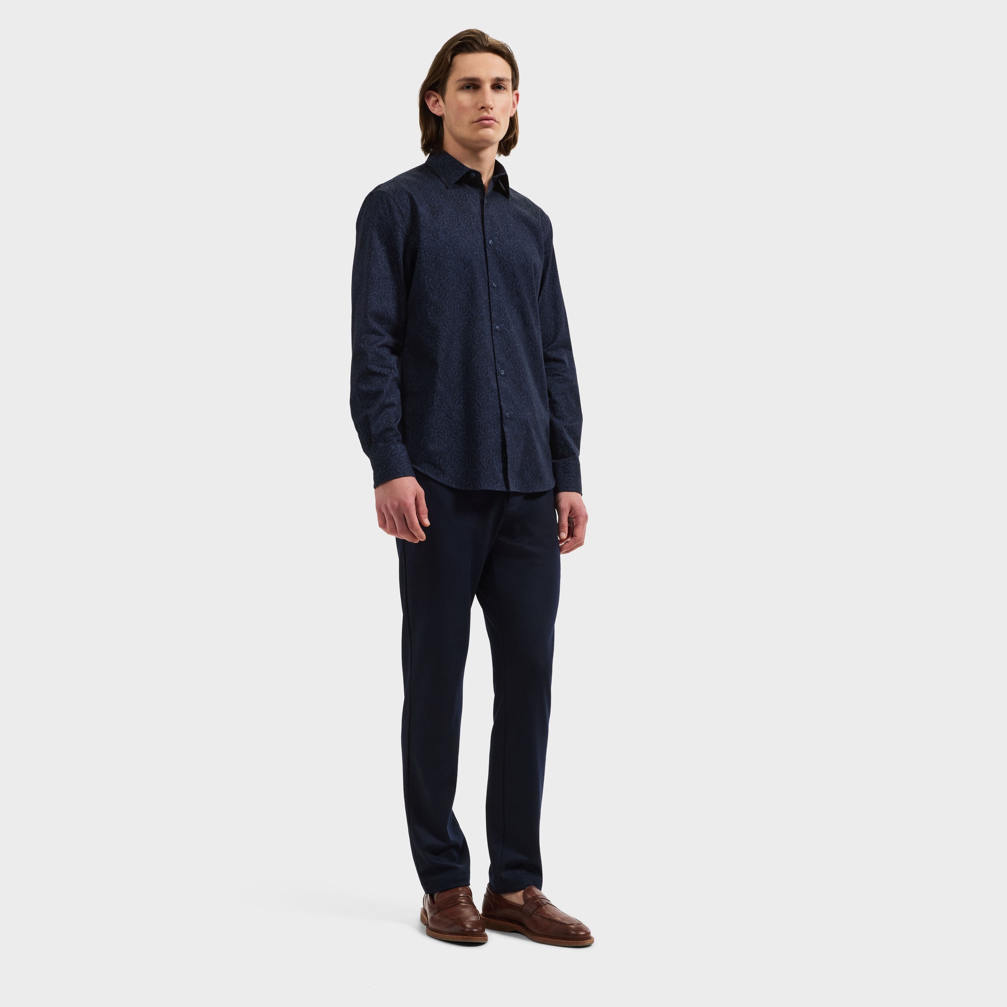 Julian Abstract Leaf Shirt