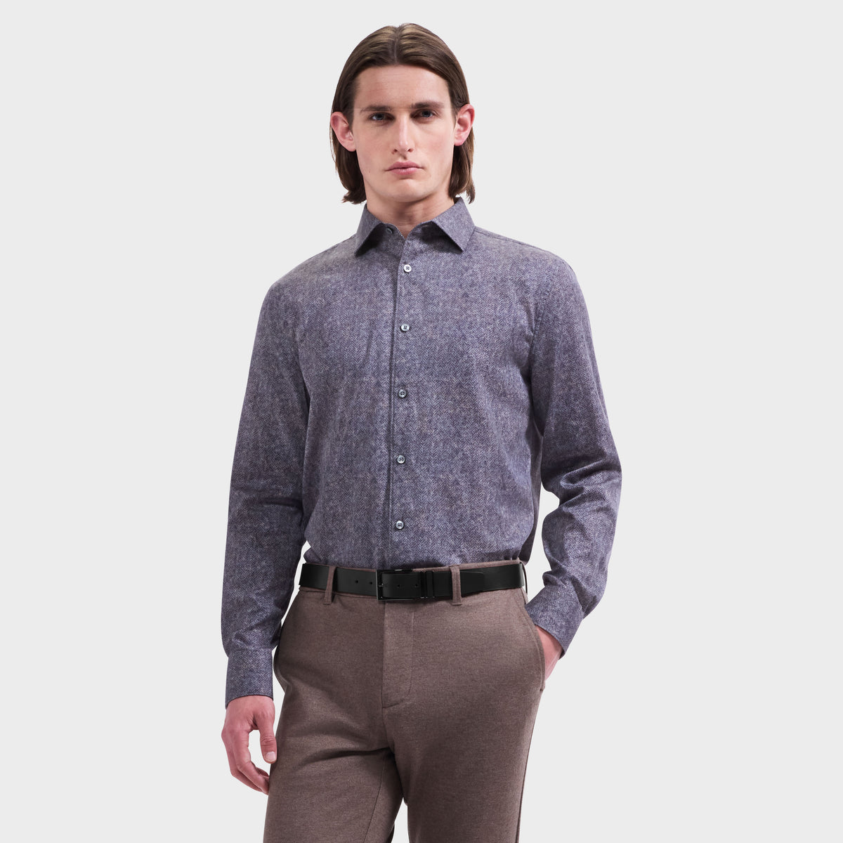 Alvin Herringbone Shirt