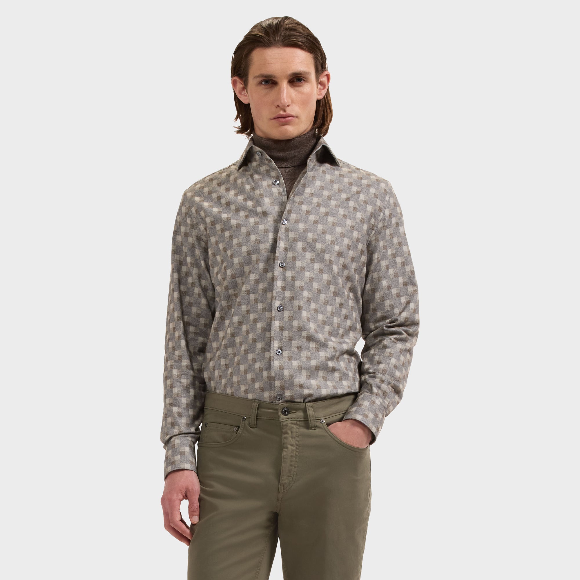 Alvin Block Check Shirt