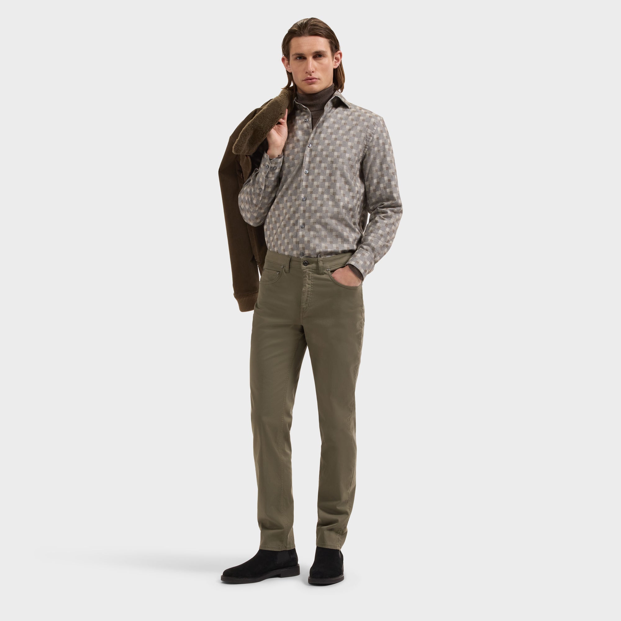 Alvin Block Check Shirt