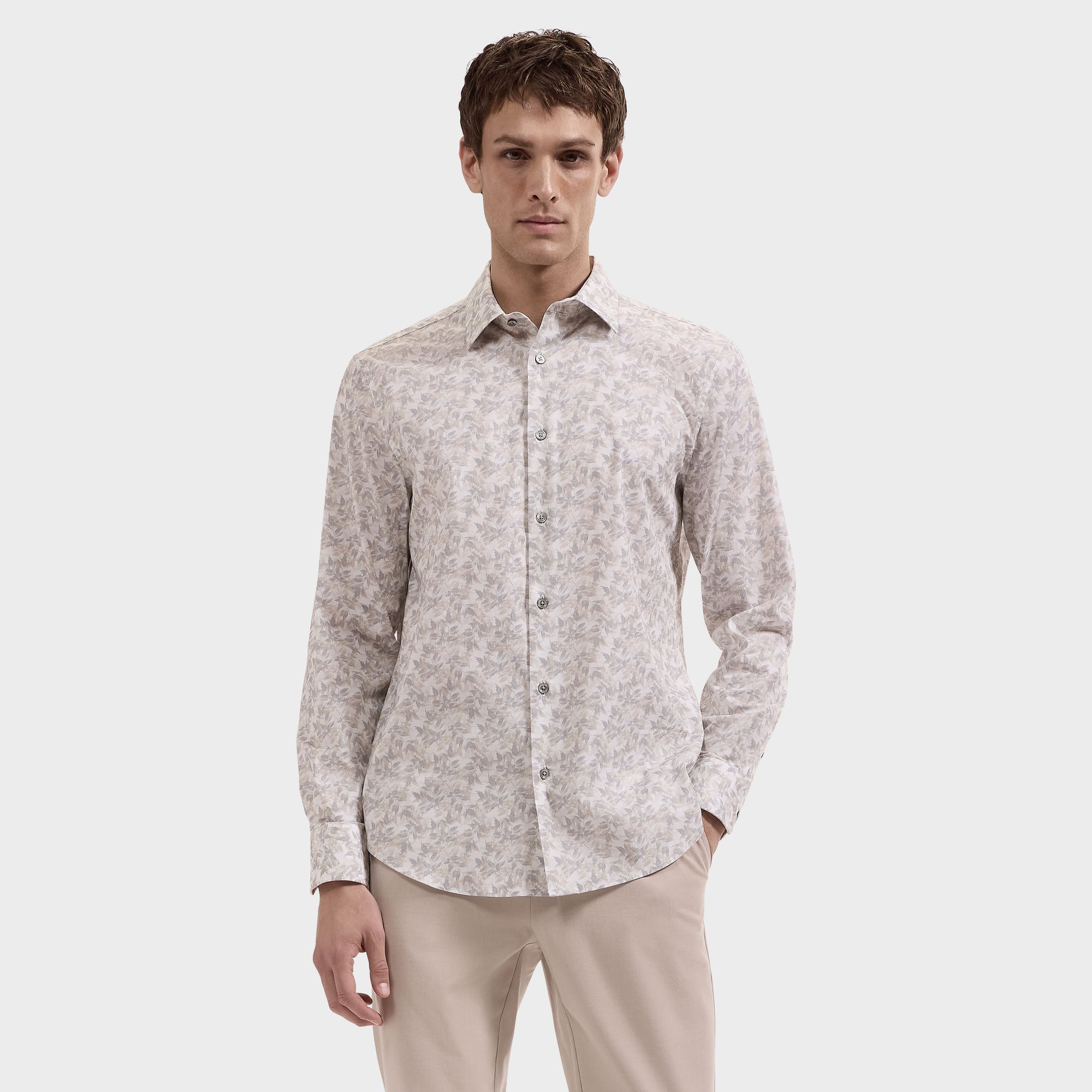 Julian Leaf Print Shirt