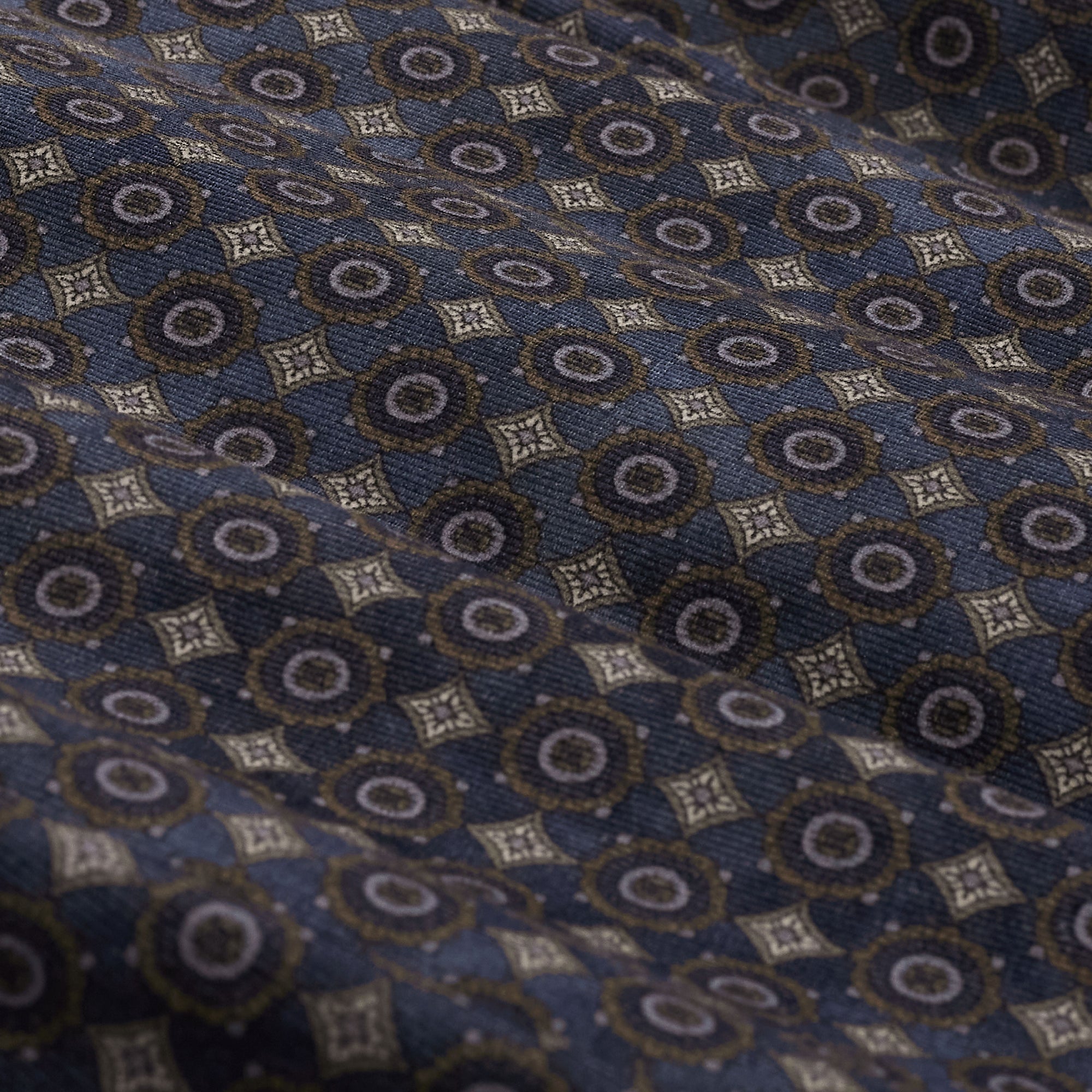 Alvin Micro Corduroy Medallion Shirt