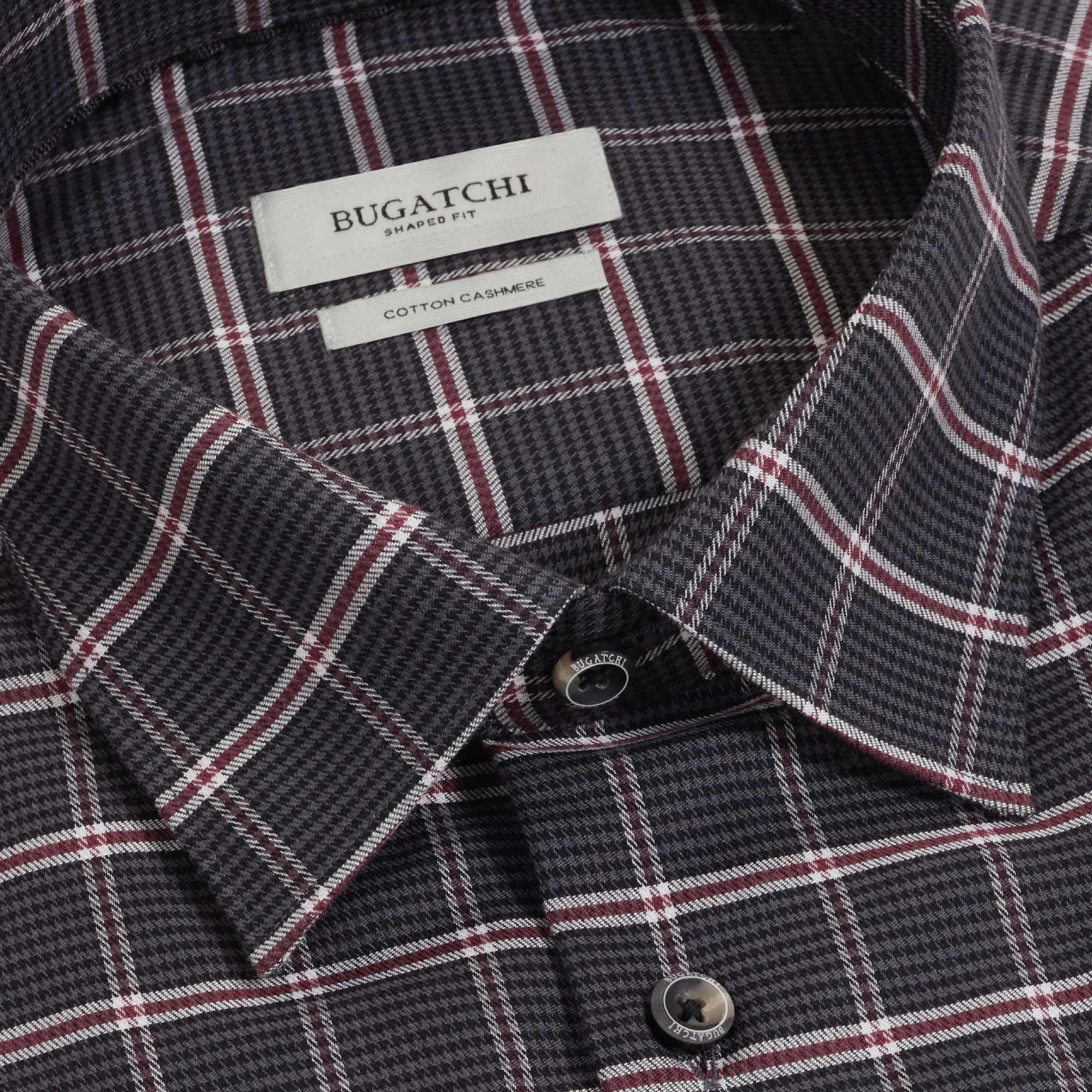 Julian Houndstooth Plaid Shirt