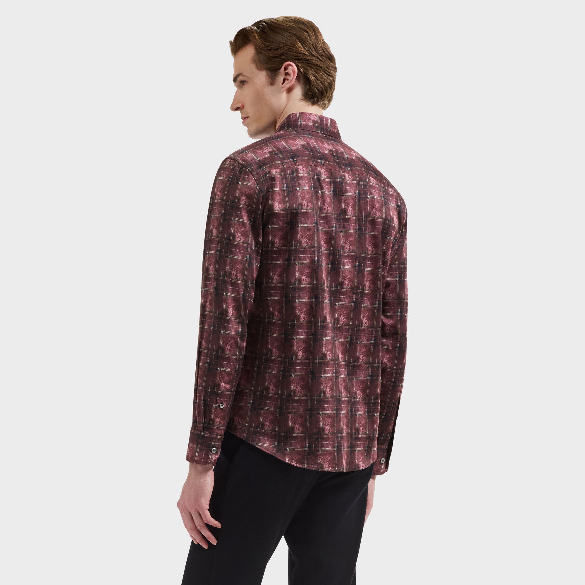 Julian Abstract Plaid Shirt