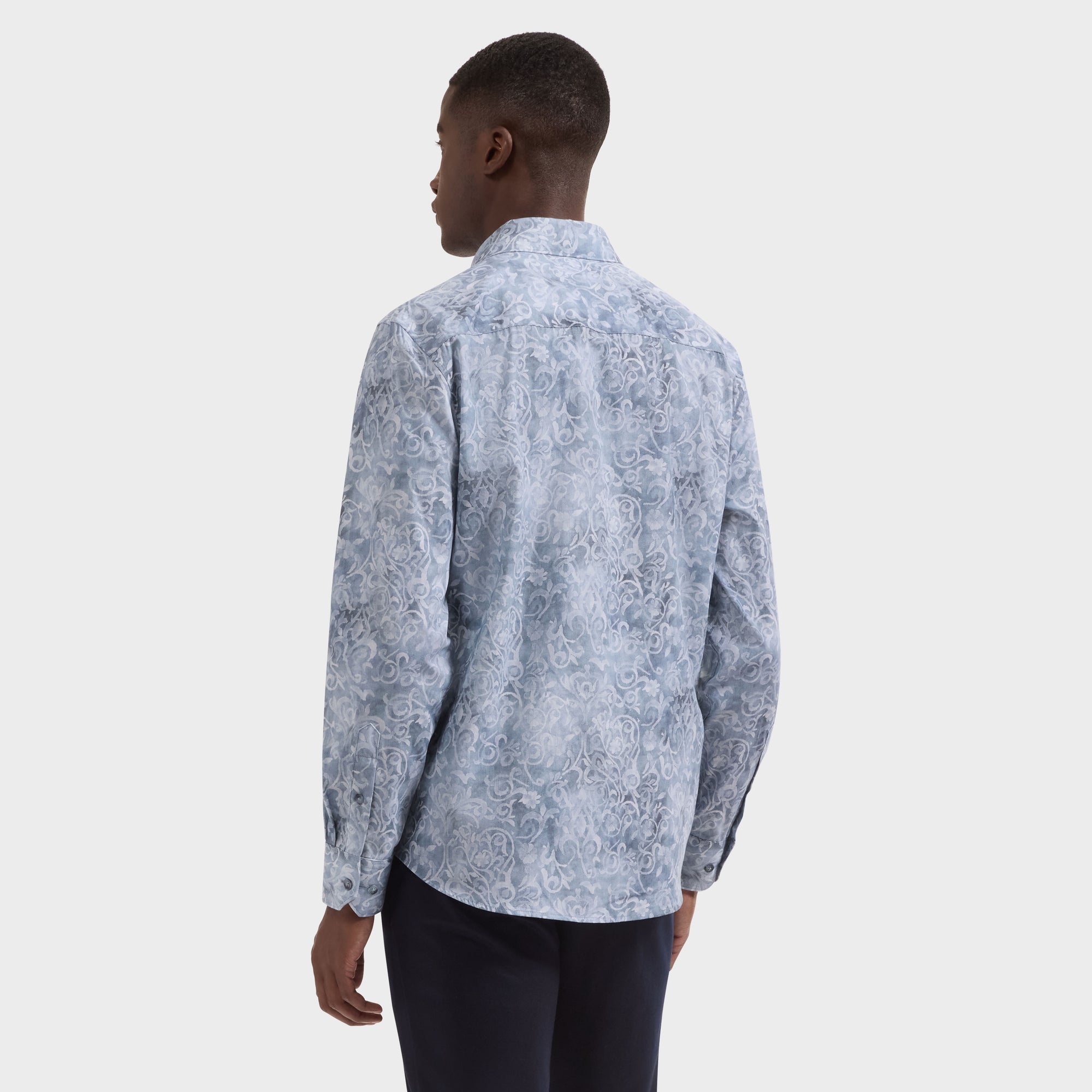 Axel Watercolor Damask Shirt