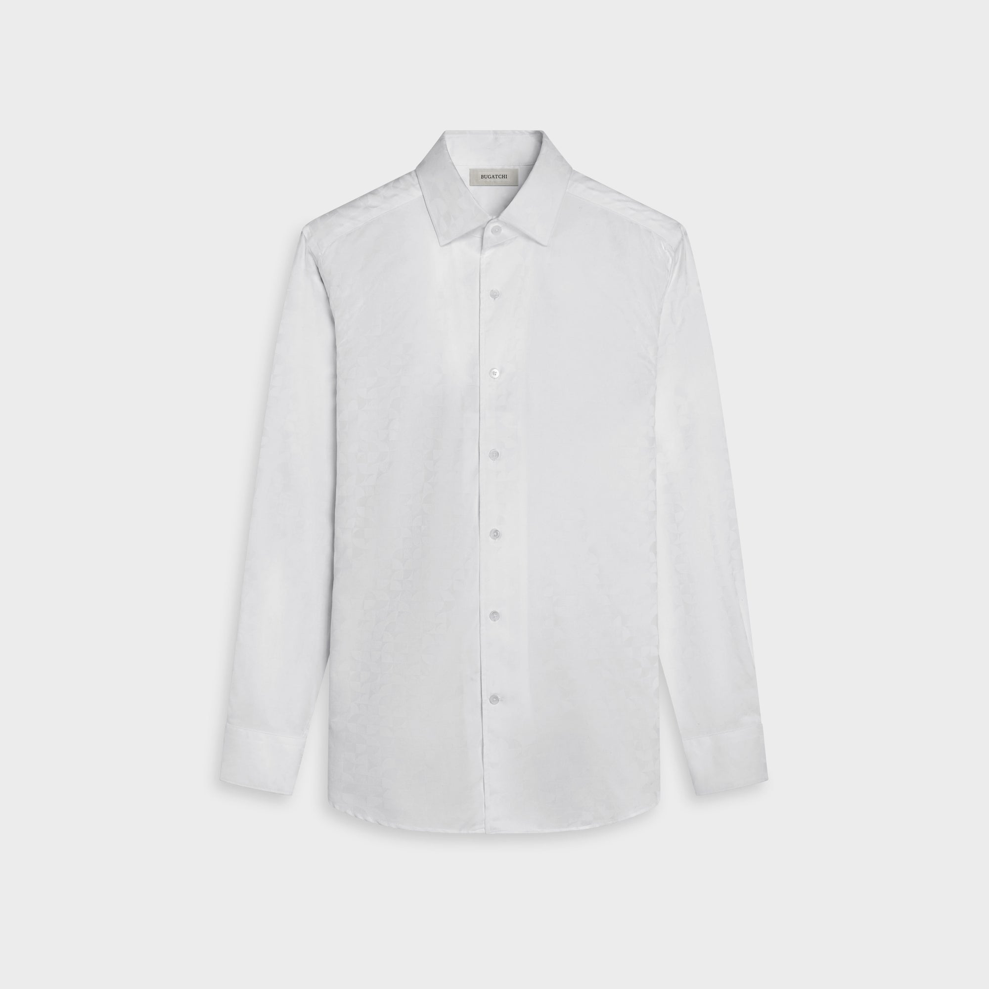 Alvin Tonal Geometric Jacquard Shirt