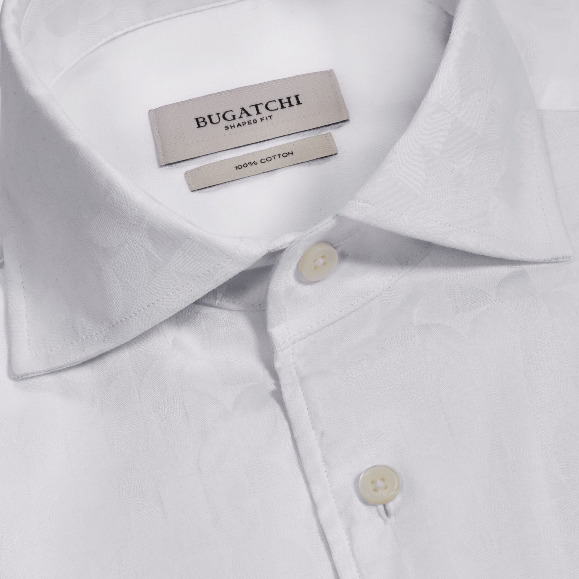 Alvin Tonal Geometric Jacquard Shirt