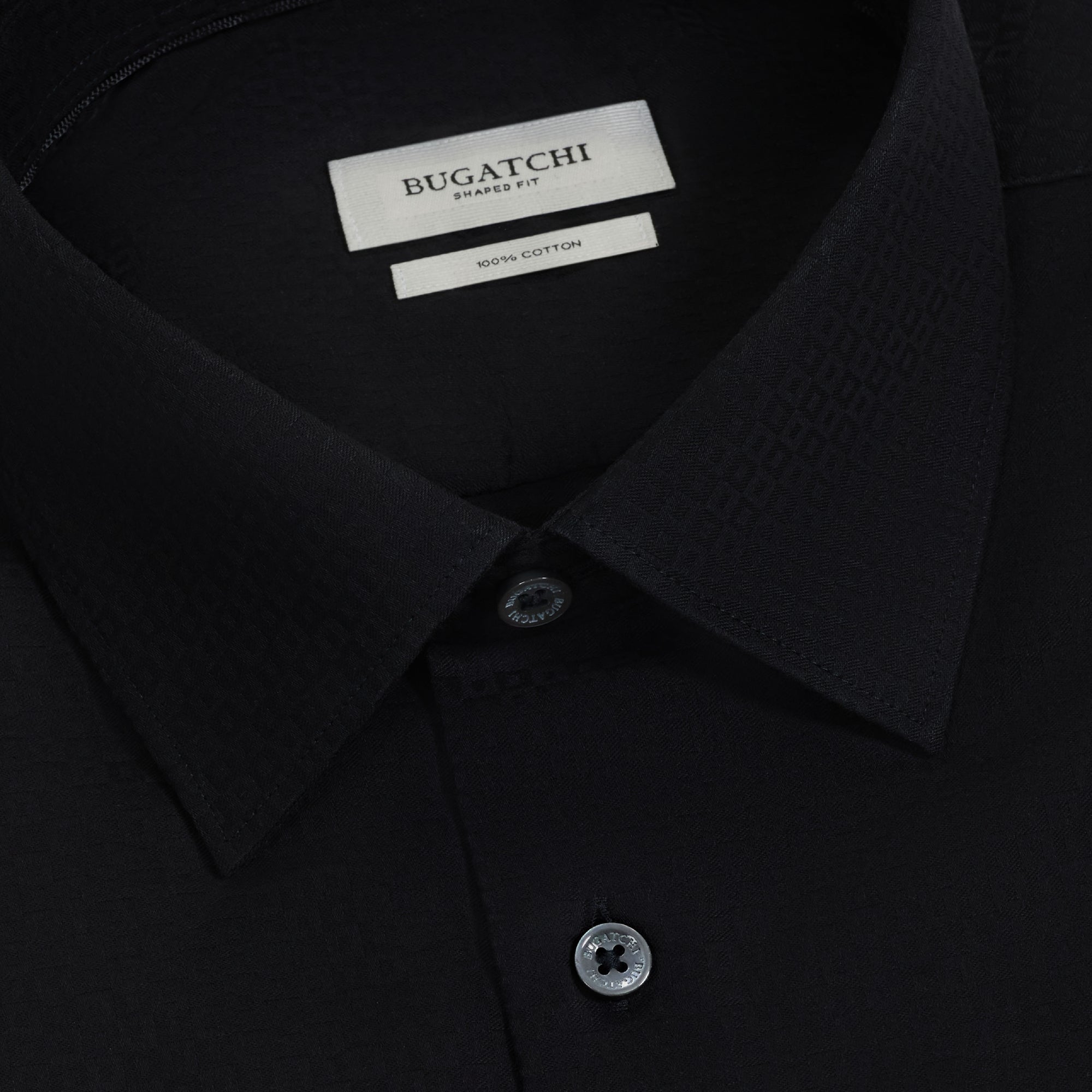 Julian Tonal Geometric Jacquard Shirt