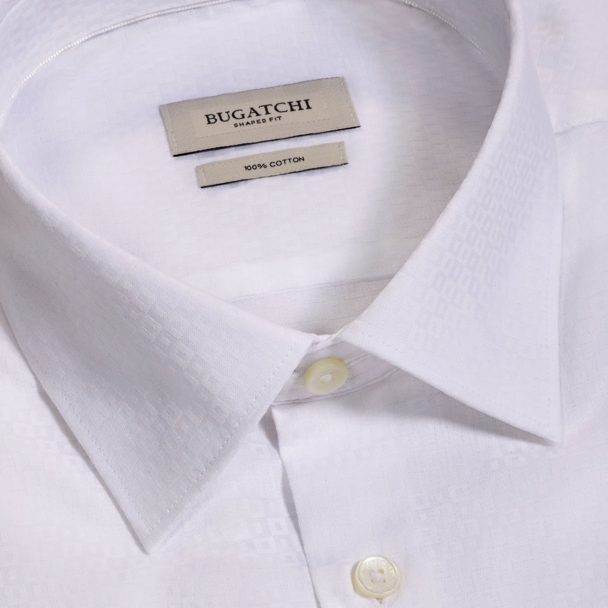 Julian Tonal Geometric Jacquard Shirt