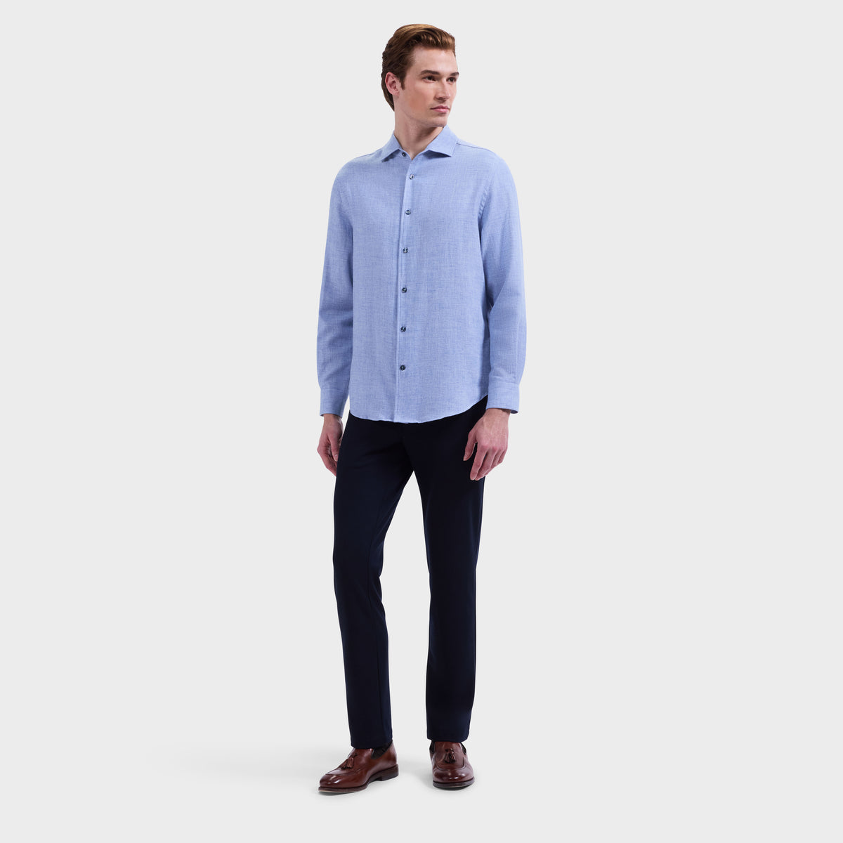 Alvin Heathered Solid Shirt