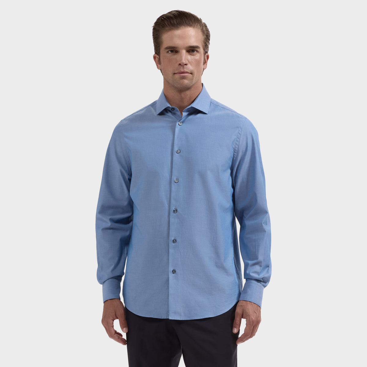 Axel Solid Cotton Shirt