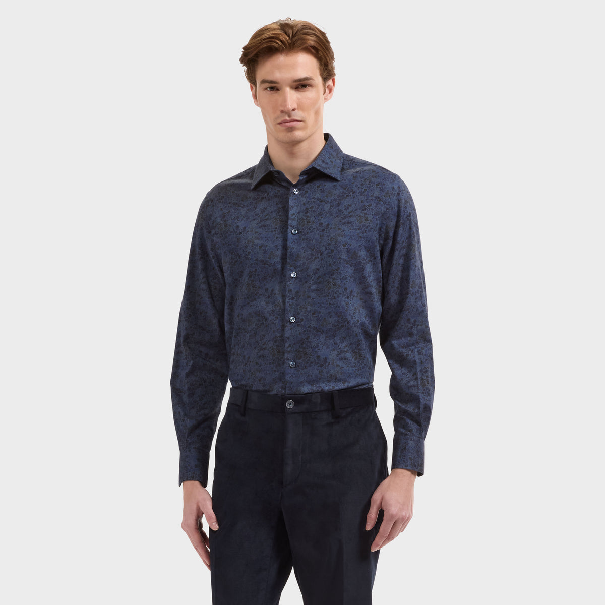 Julian Abstract Floral Shirt