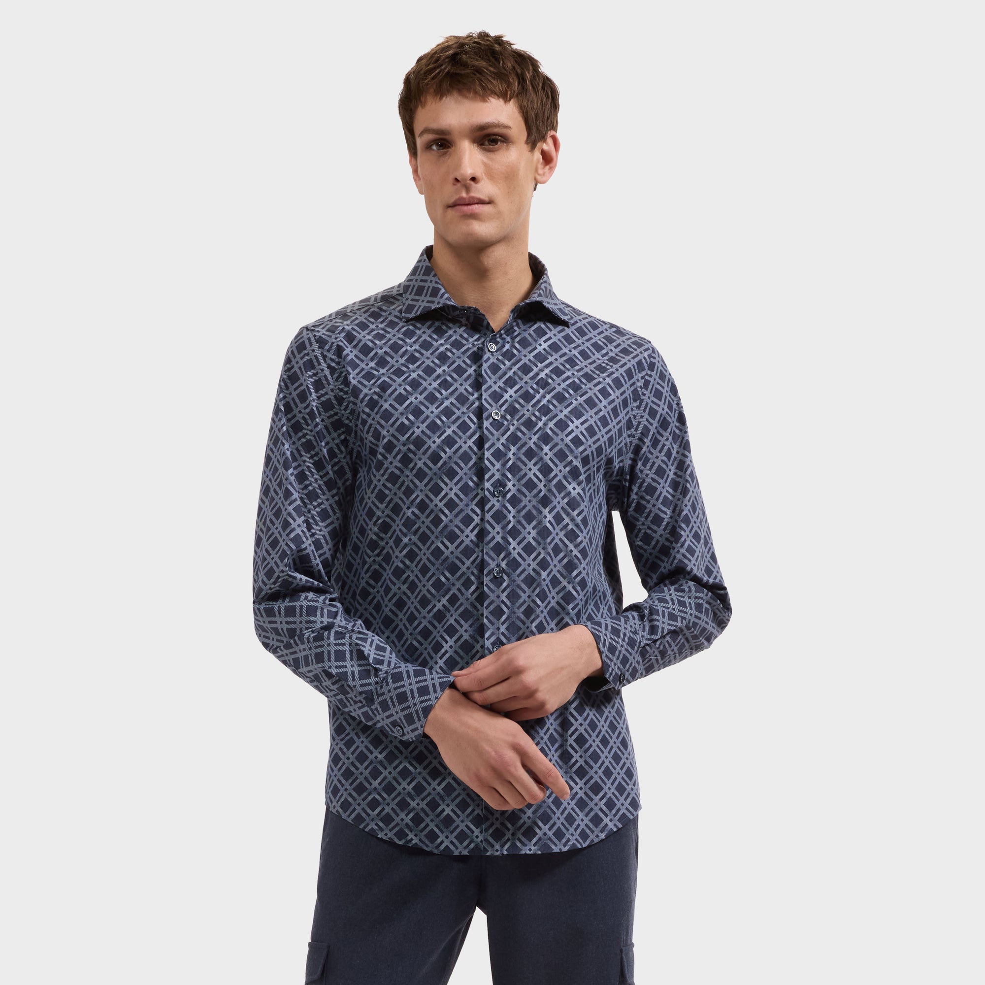 Axel Diamond Check Shirt