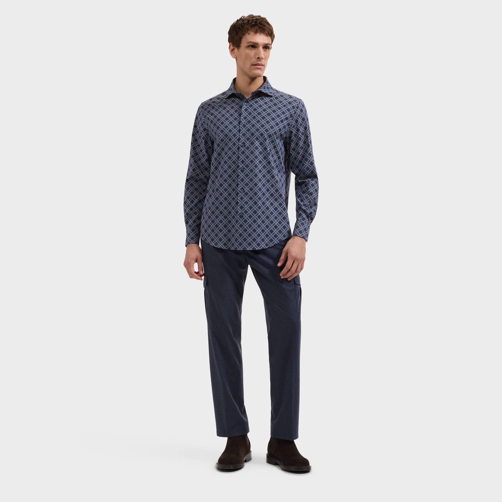 Axel Diamond Check Shirt