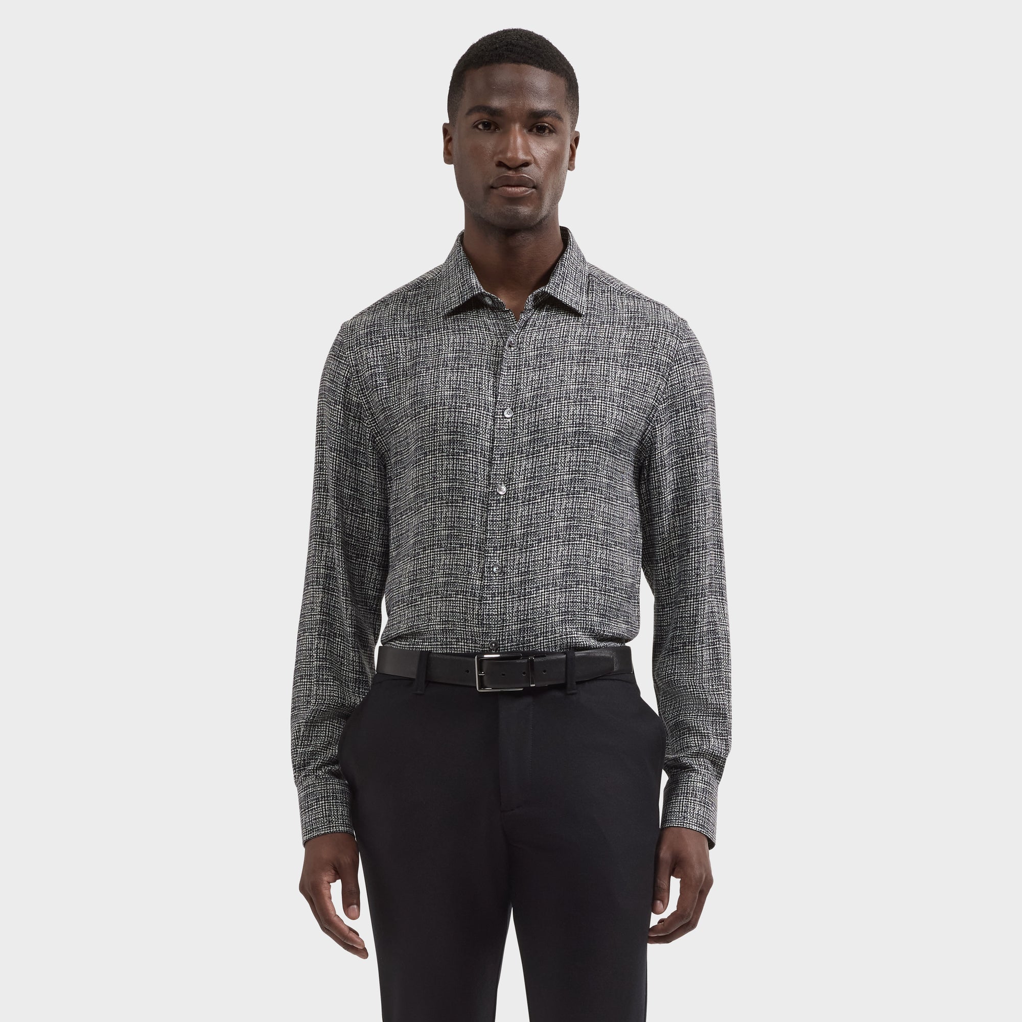 Julian Pebble Check Shirt