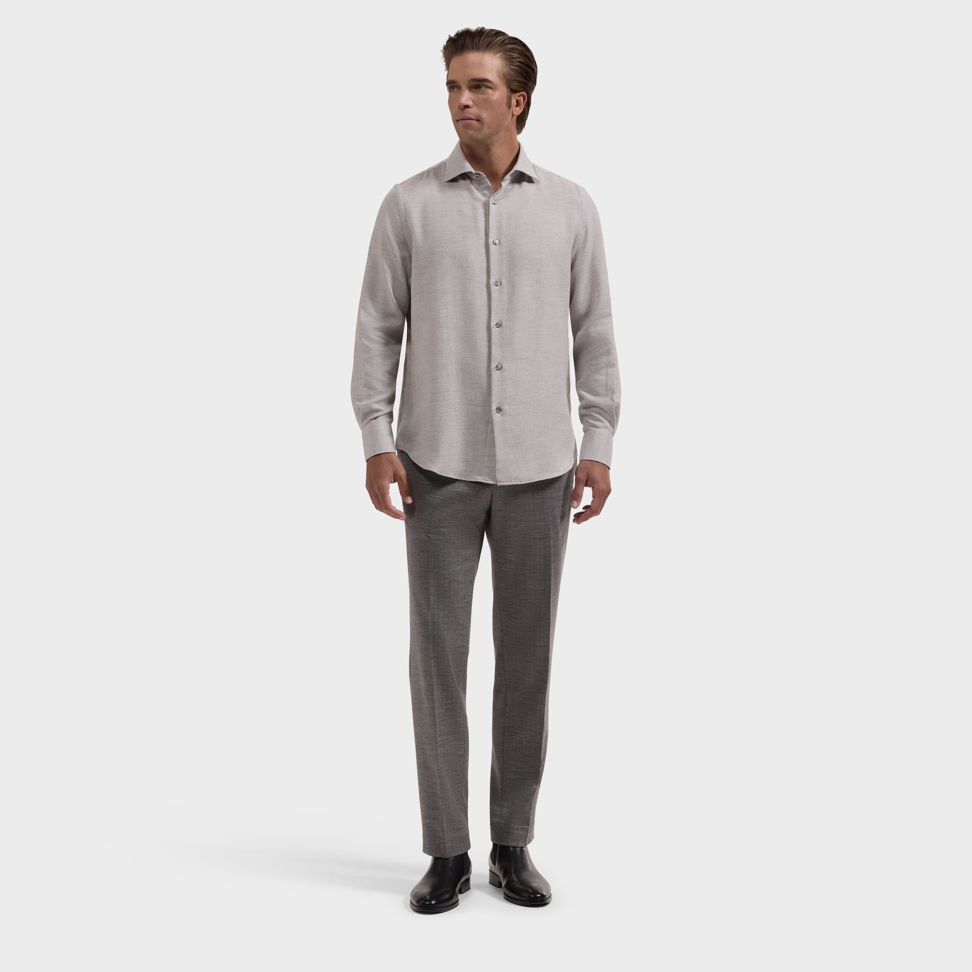 Axel Herringbone Shirt