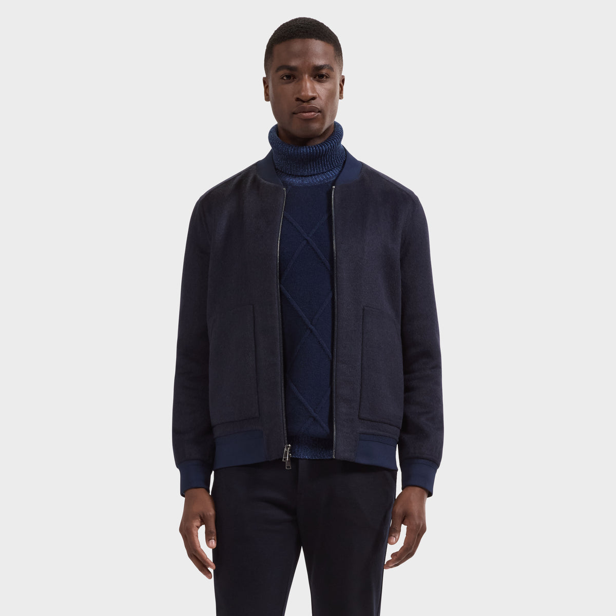 Double Faced Bomber Jacket
