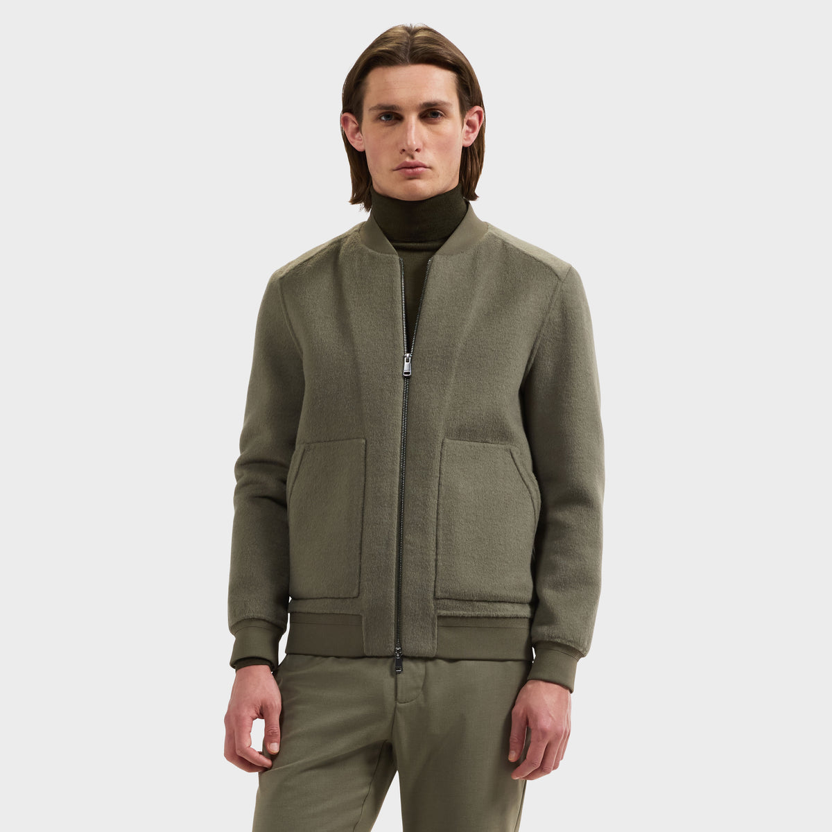 Double Faced Bomber Jacket