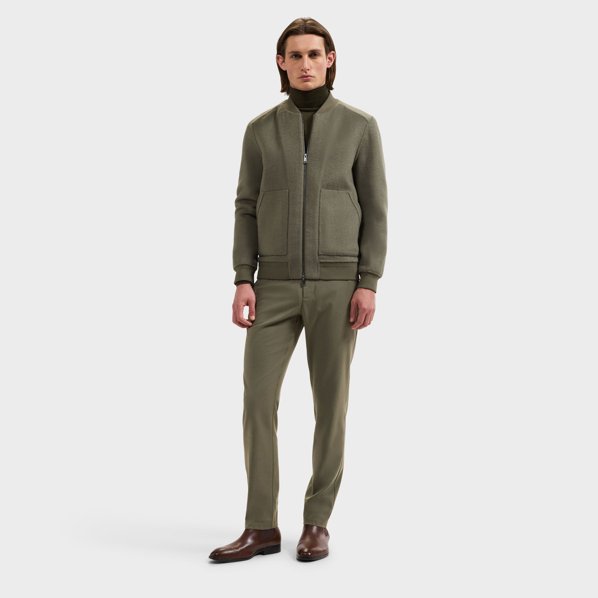 Double Faced Bomber Jacket